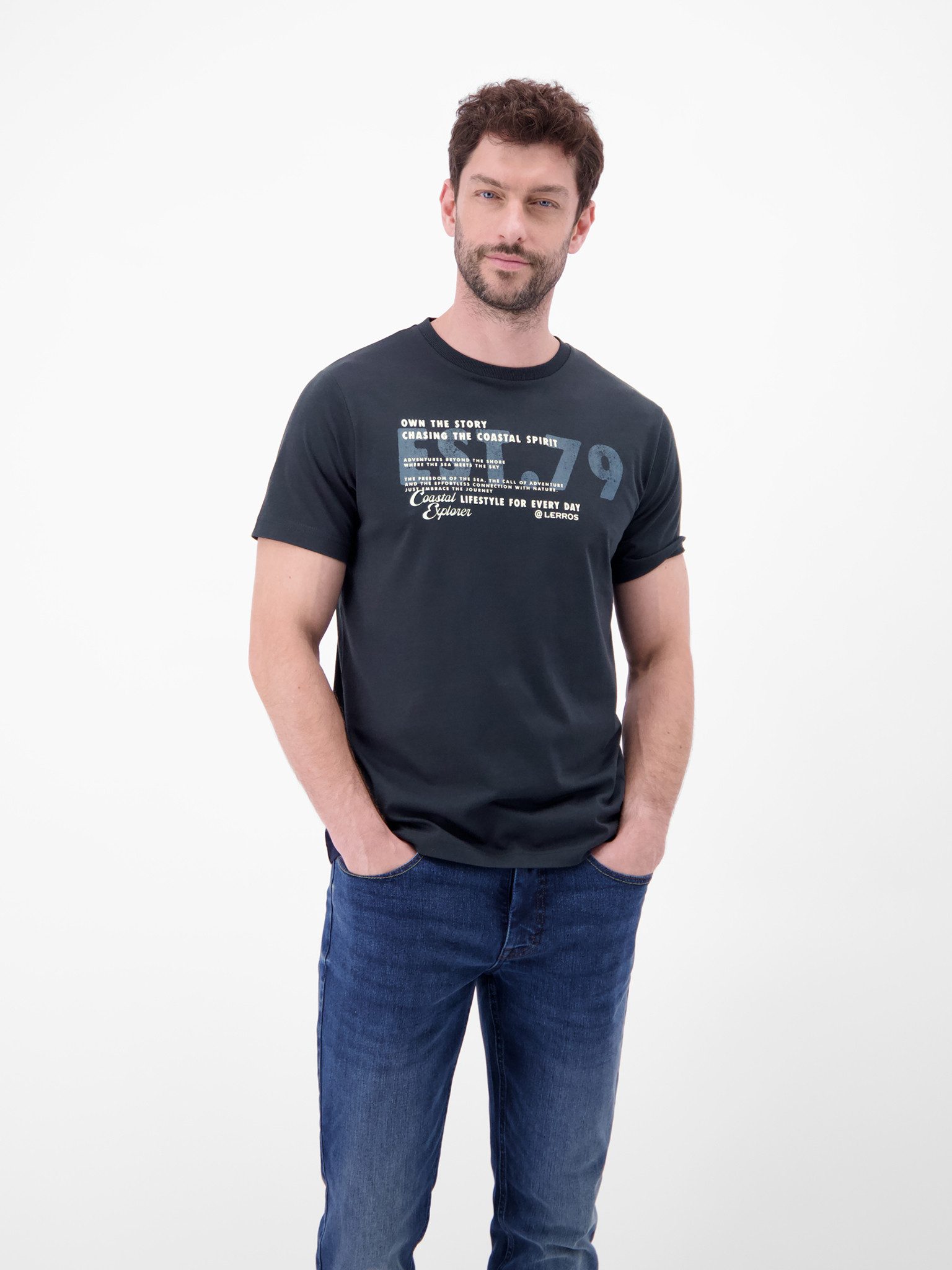 LERROS Kurzarmshirt mit Print günstig online kaufen
