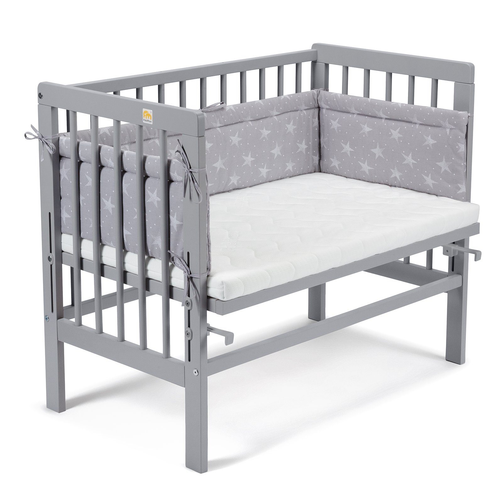 Beistellbett Basic grau