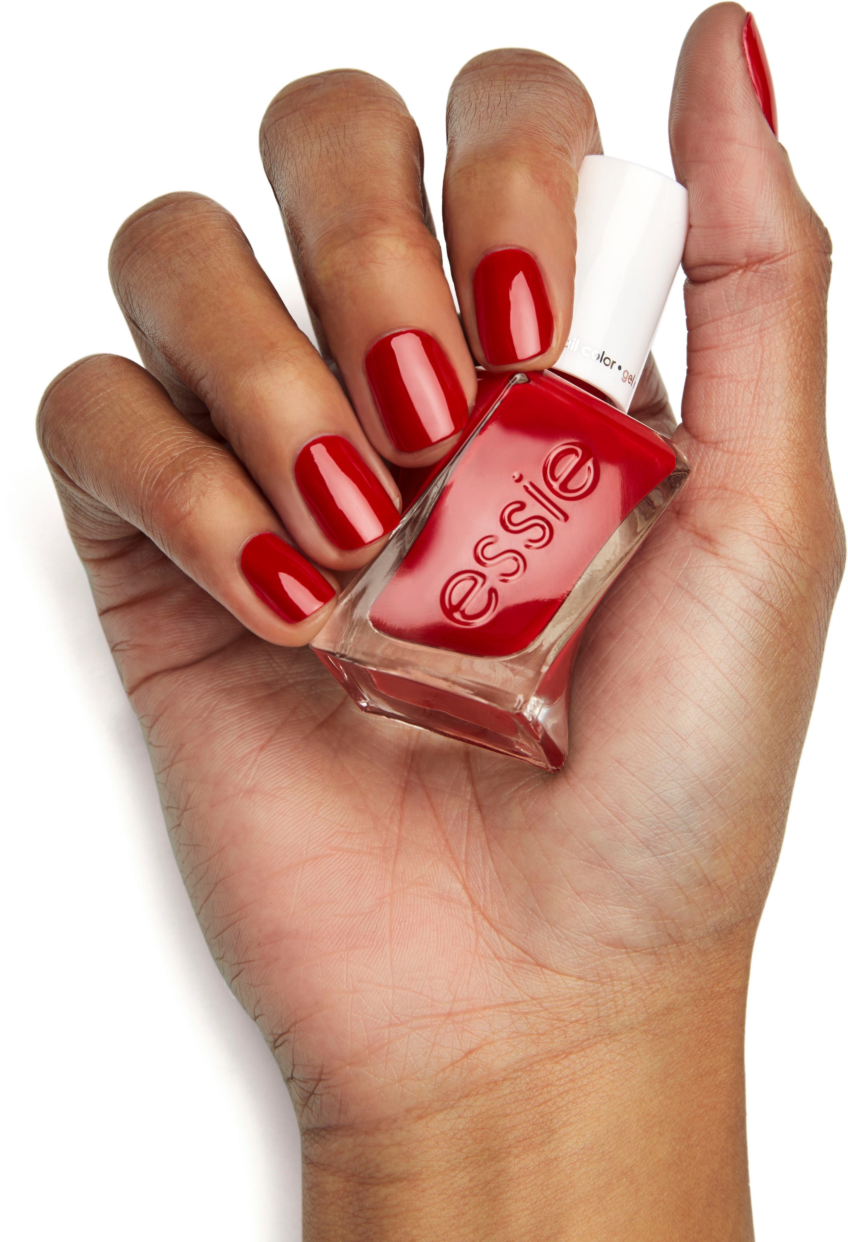 Gel-Nagellack bubbles Gel essie Nr. 345 Couture Rot only