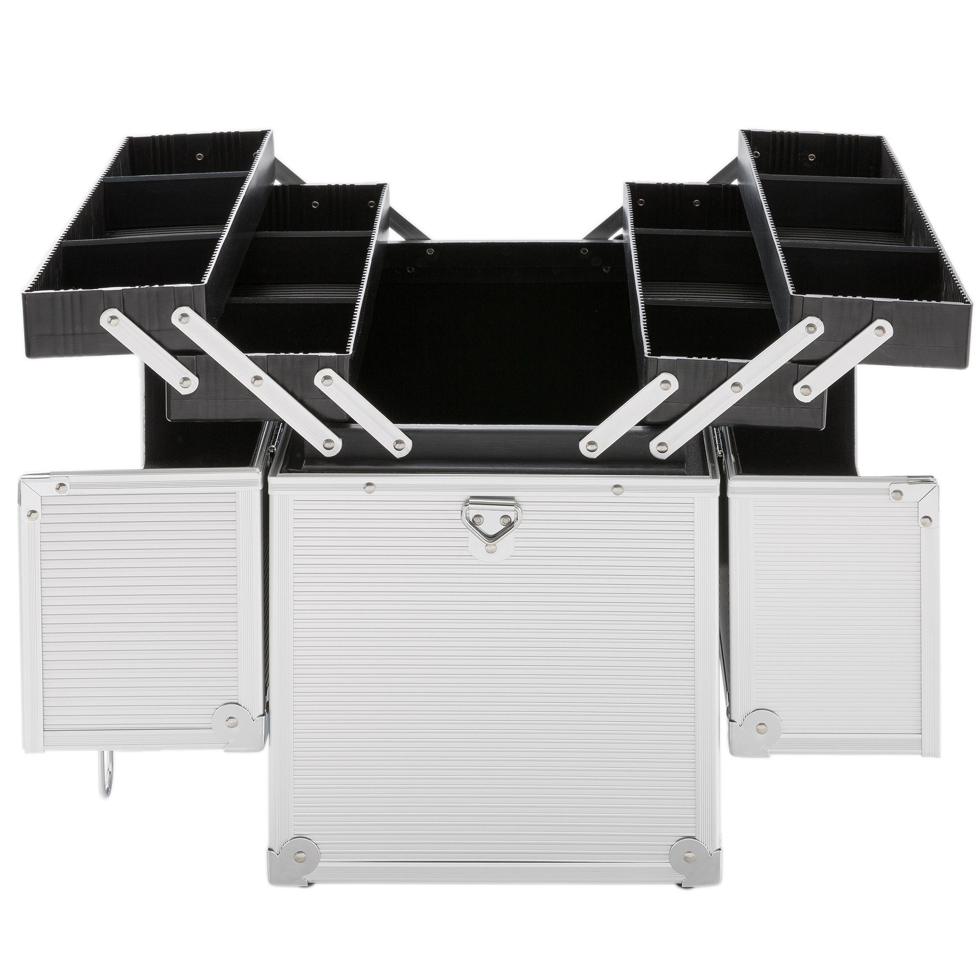 Arebos Kosmetikkoffer 26L, inkl. Tragegurt, Aluminium, günstig online kaufen
