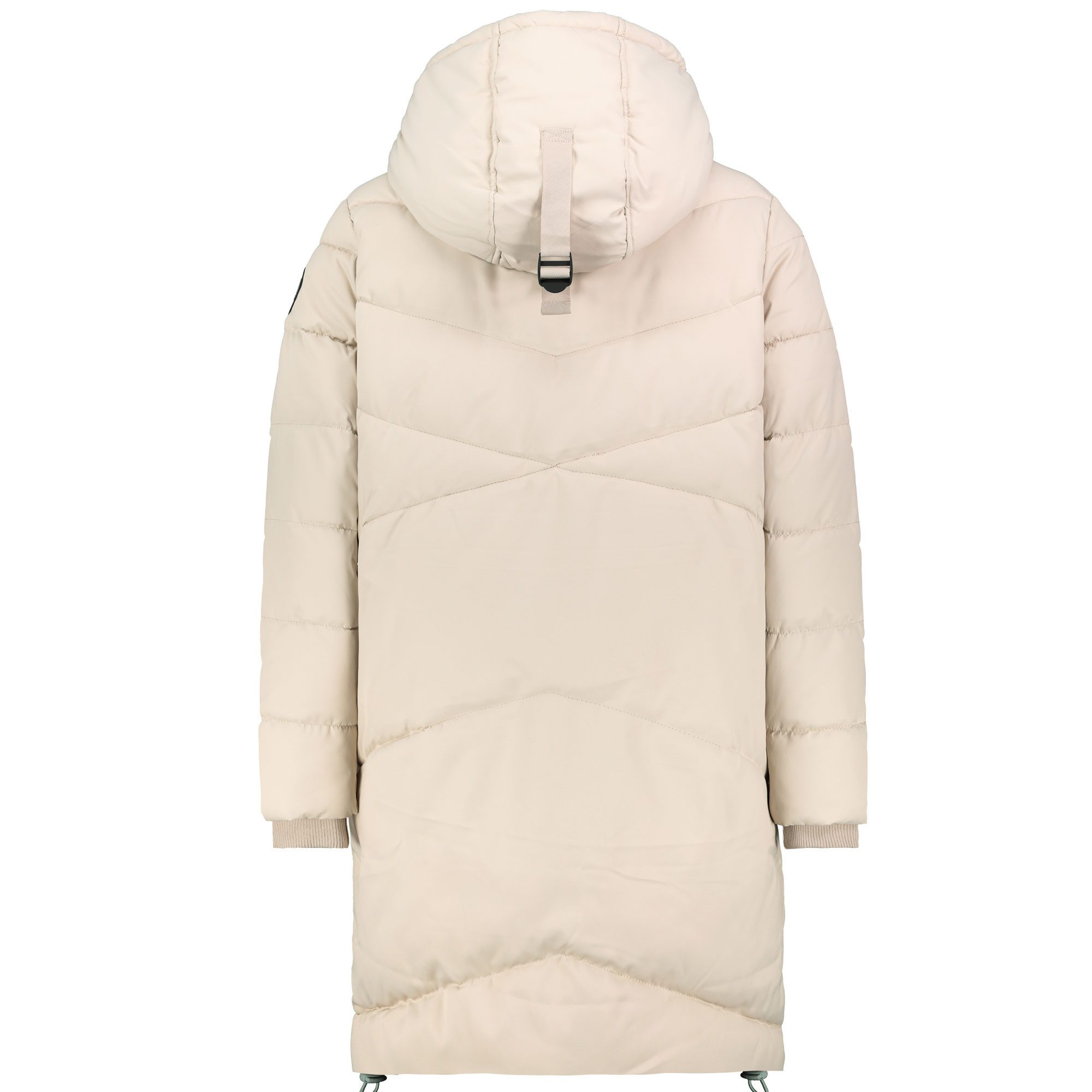 SUBLEVEL Steppjacke Damen Mantel mit Kapuze lange Winter Jacke Langer Parka günstig online kaufen