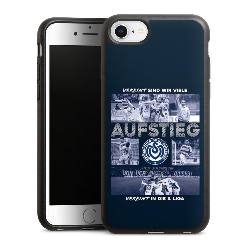 DeinDesign Handyhülle MSV Duisburg Aufstieg Offizielles Lizenzprodukt, Apple iPhone 8 Organic Case Bio Hülle Nachhaltige Handyhülle