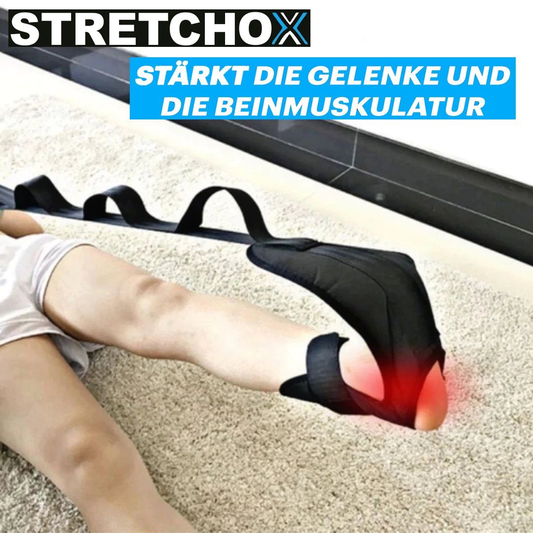 Belt Band Gurt, Dehnung Yoga Premium Bänderdehnung Stretching MAVURA Stretchband Fuß Bein Stretch Fitness Beintraining STRETCHOX