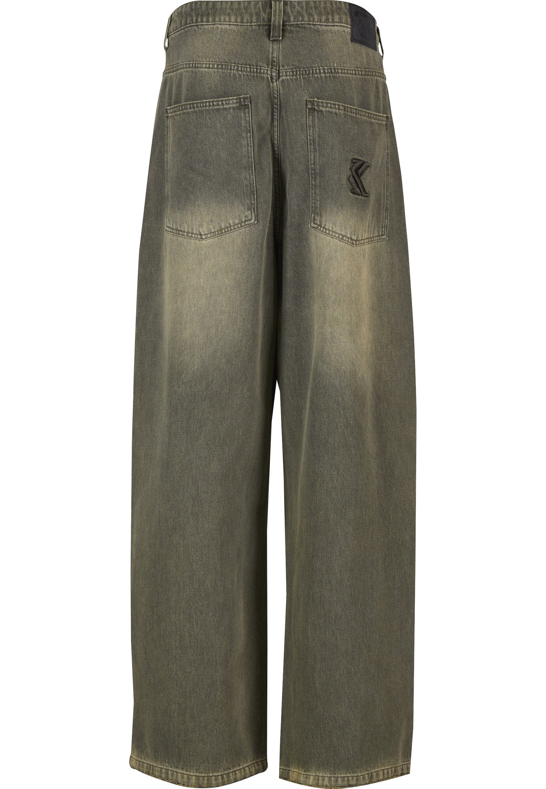 Karl Kani Bequeme Jeans Karl Kani Karl Kani OG Washed Wavy Seams Denim Baggy Pants