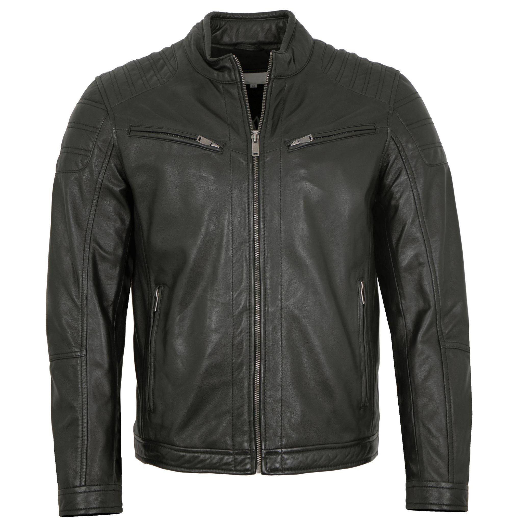 Lederjacken24 Bikerjacke Jacob