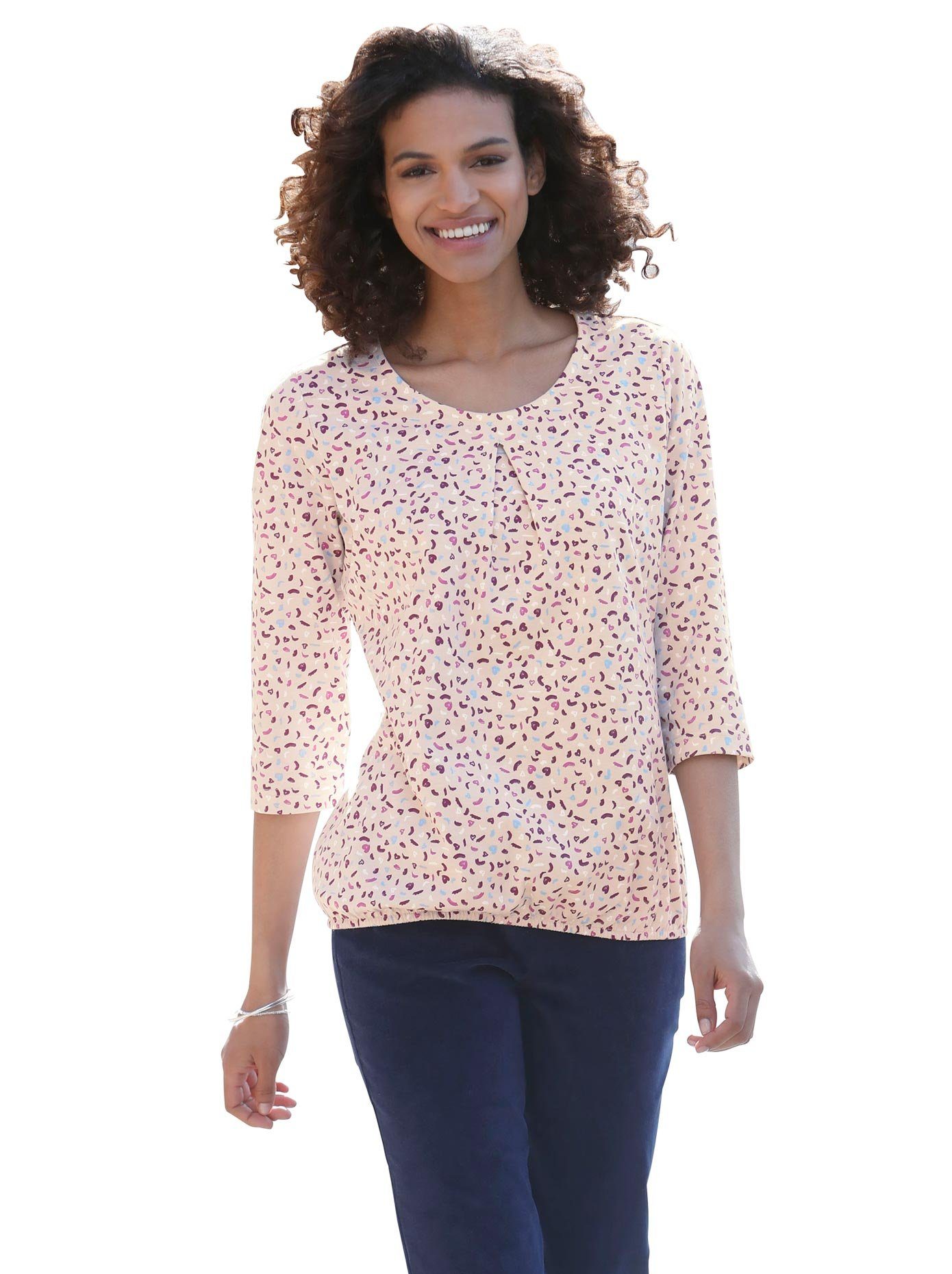 Classic Basics Rundhalsshirt, figurfreundliche Schnittführung online kaufen | OTTO Classic Basics Rundhalsshirt, figurfreundliche Schnittführung online kaufen | OTTO