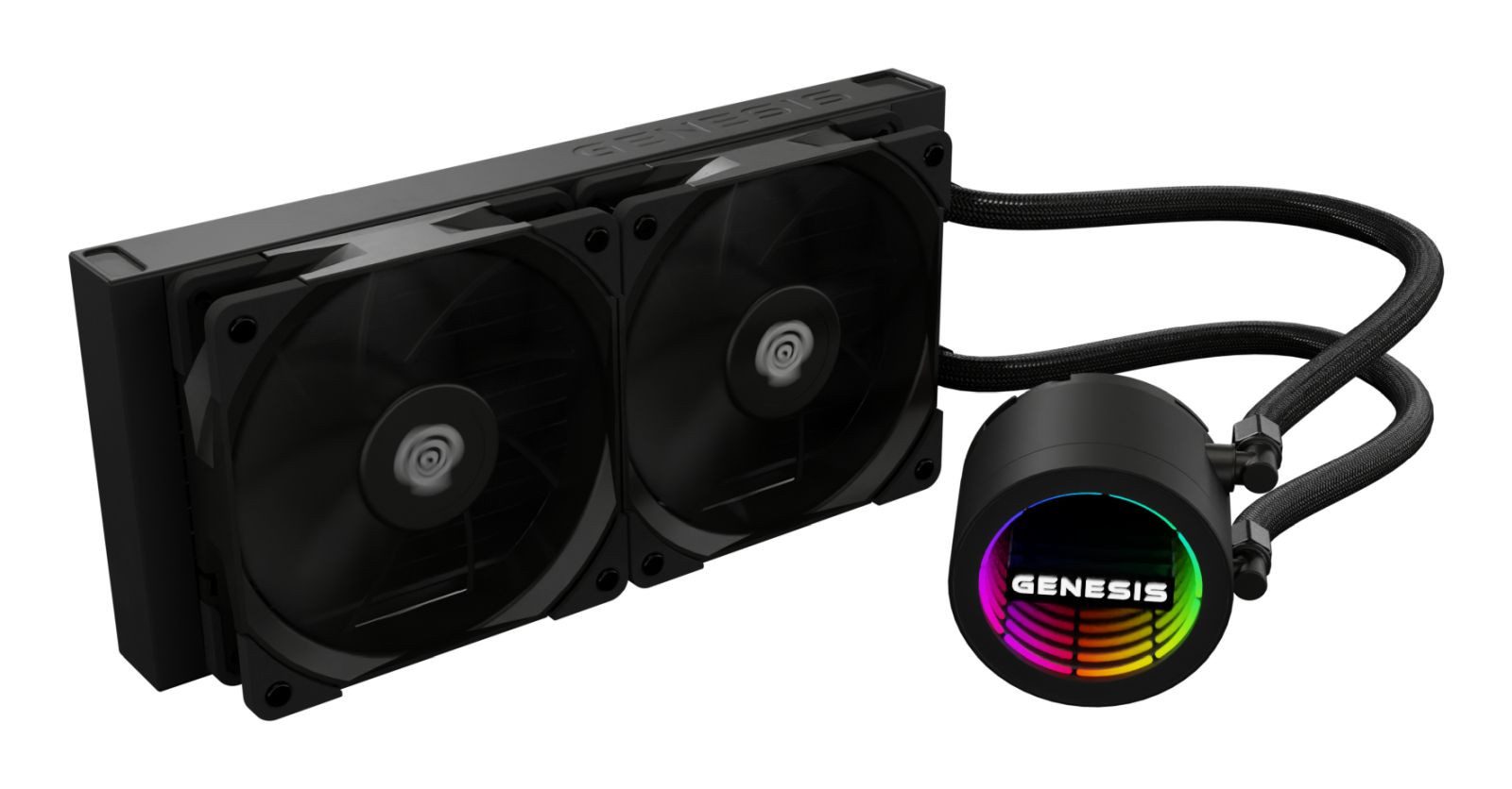 GENESIS CPU Kühler AiO CPU Wasserkühlung HYDRIA 240 schwarz