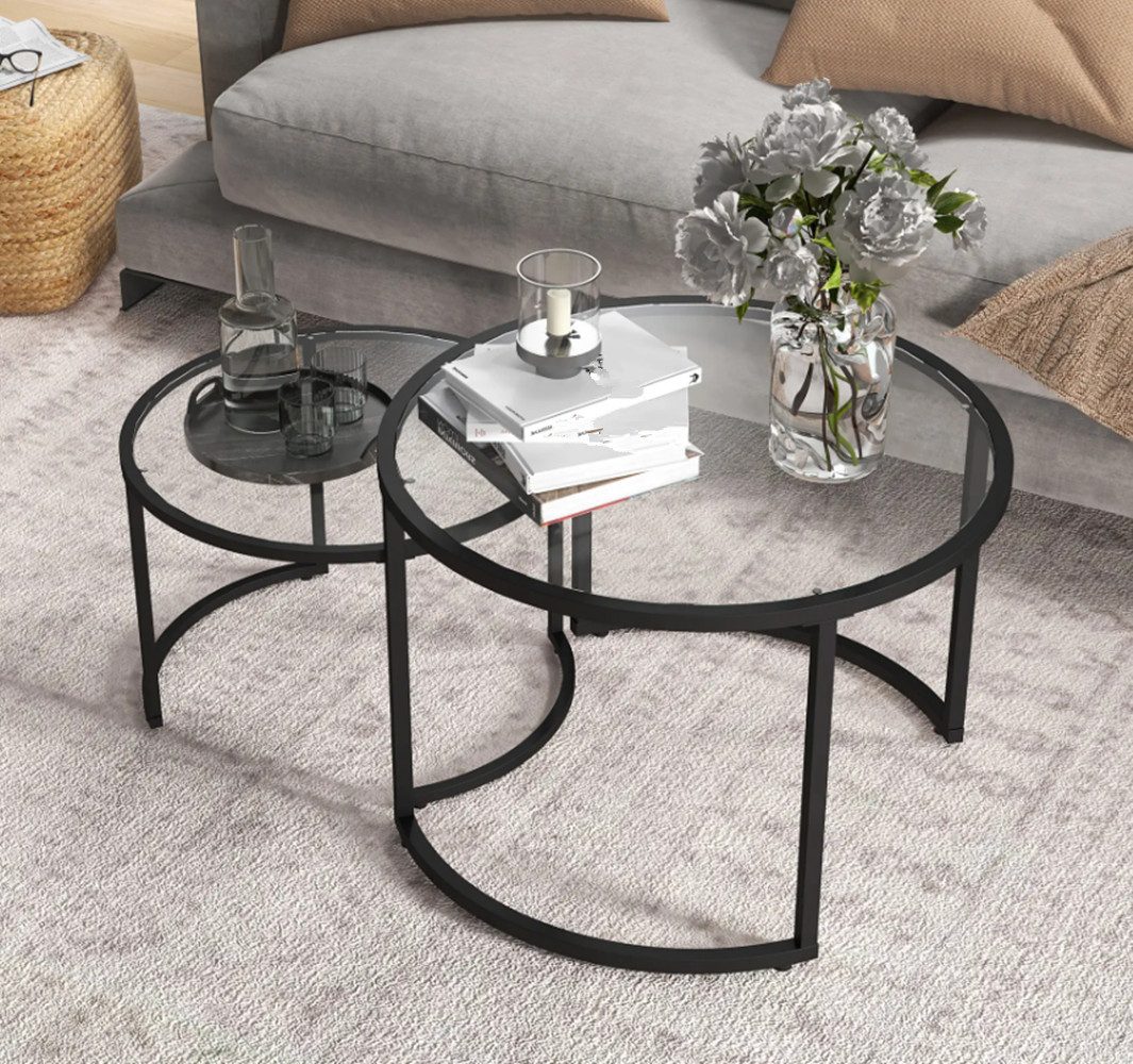 Couchtisch 2er-Set Couchtische,Beistelltische Kaffeetisch