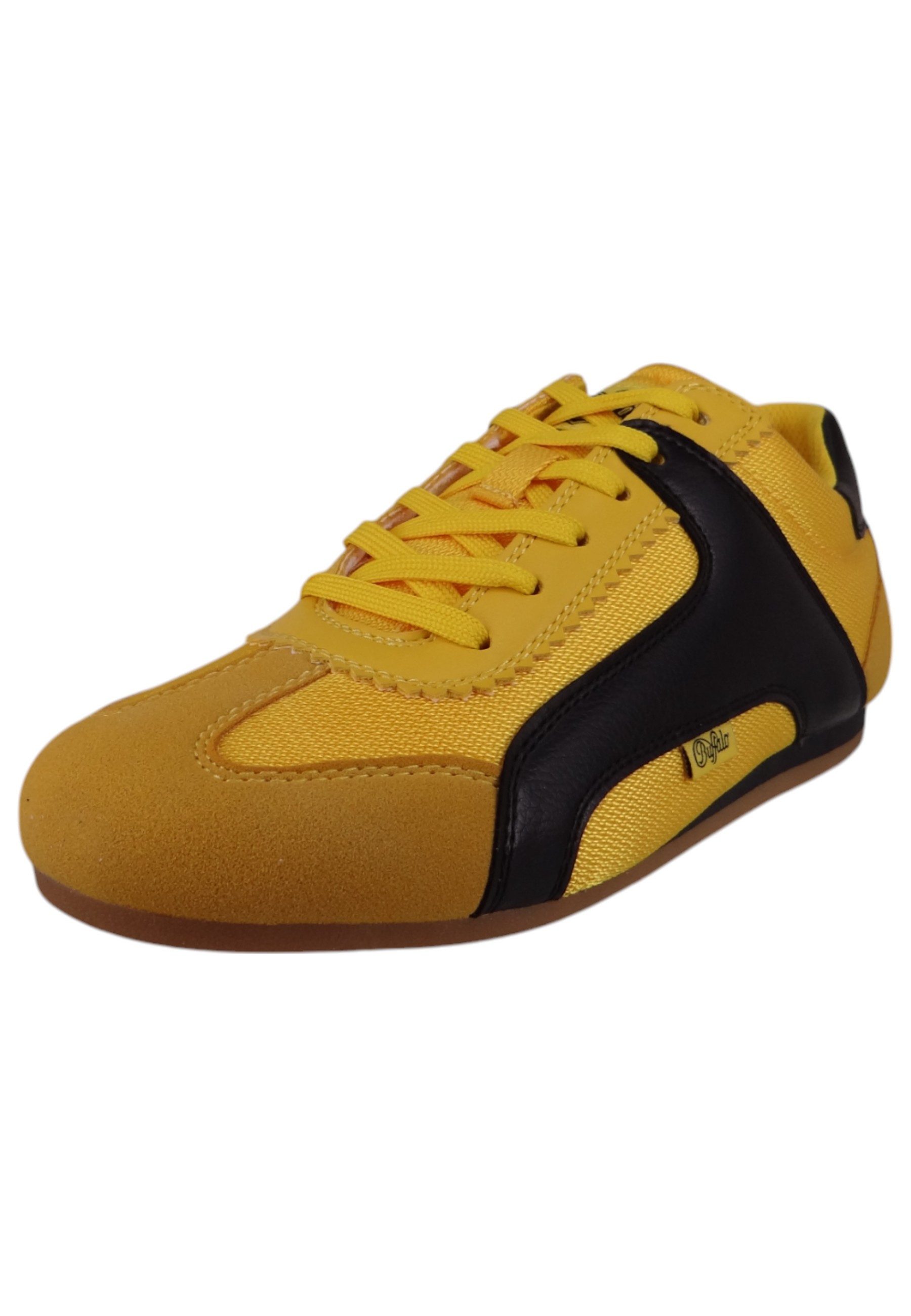 Buffalo 1636449 Varsity Low Top Yellow Black Sneaker