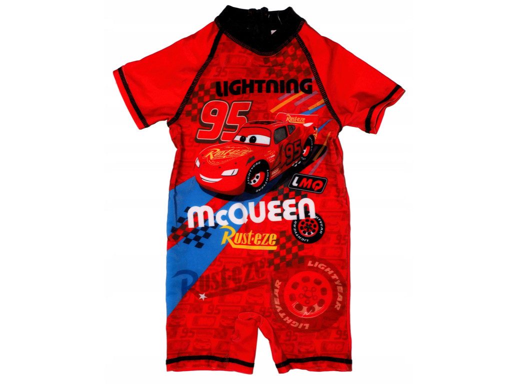 Badeanzug Lightning Mc Queen Jungen Schwimmanzug Gr. 86 bis 116