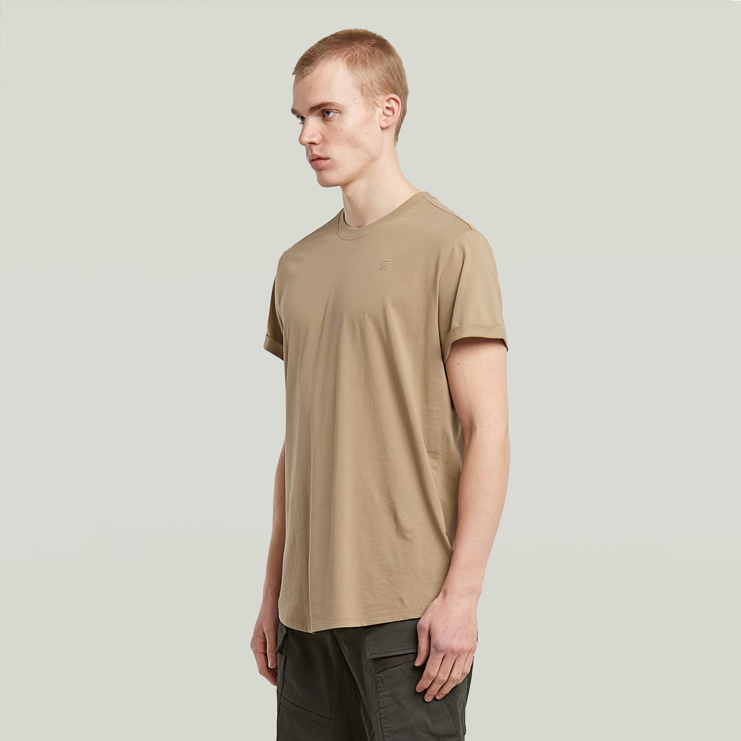 G-STAR Kurzarmshirt Lash Rundhals, Logoapplikation günstig online kaufen