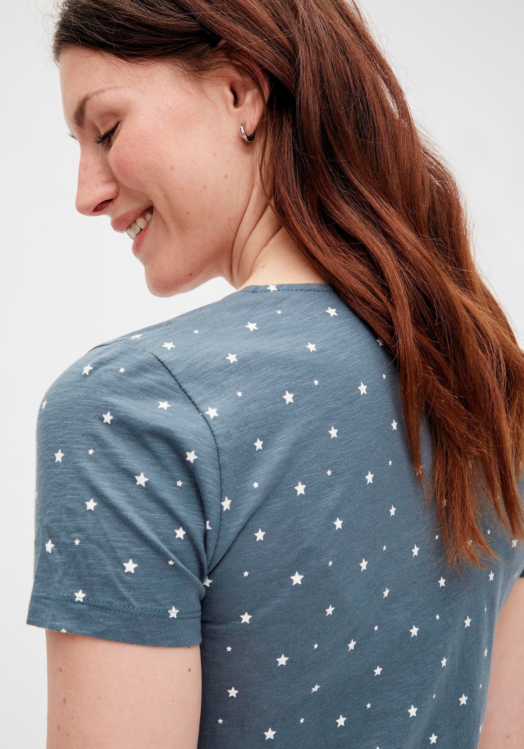Mamalicious Umstandsnachthemd MLMIRA STAR JRS NIGHTGOWN günstig online kaufen