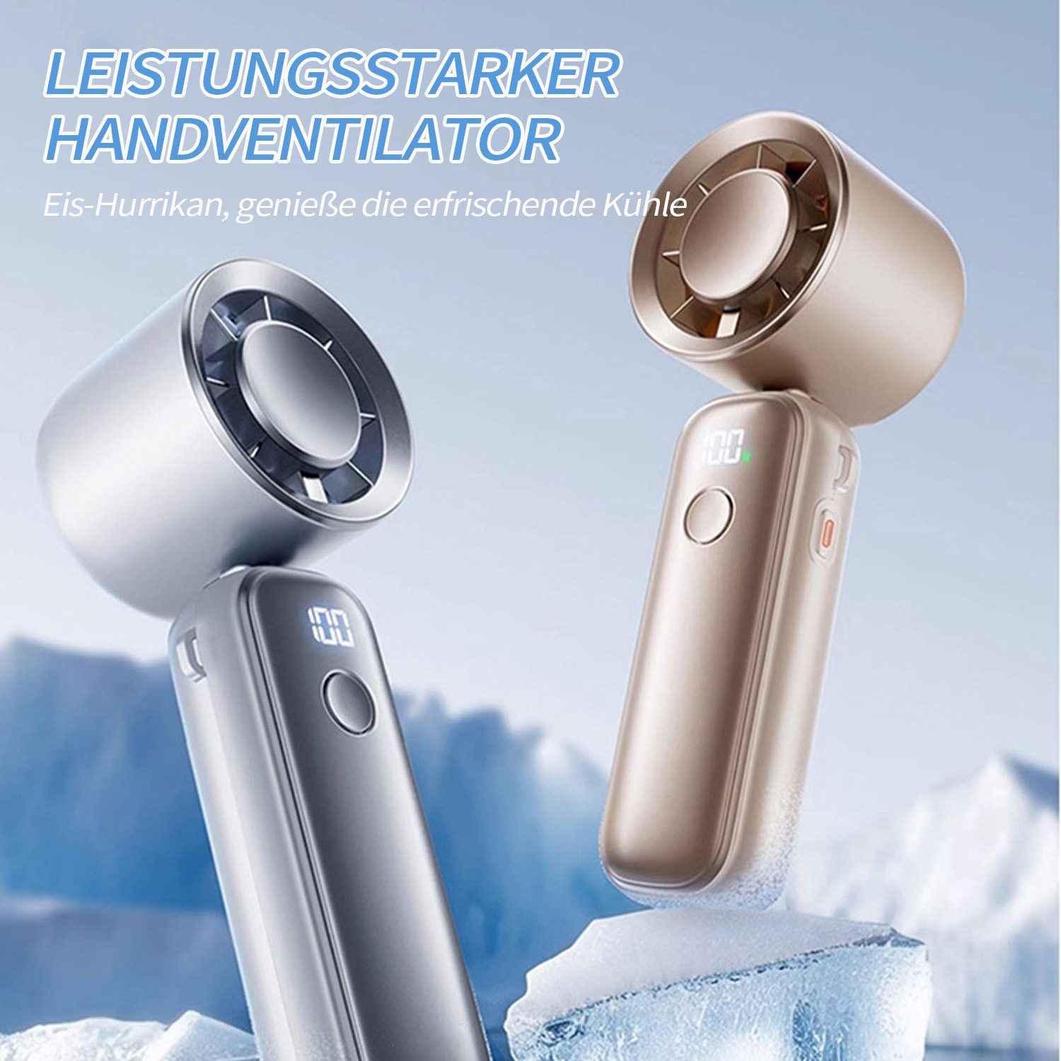 Refttenw Mini USB-Ventilator Faltbarer Handventilator 4000mAh günstig online kaufen