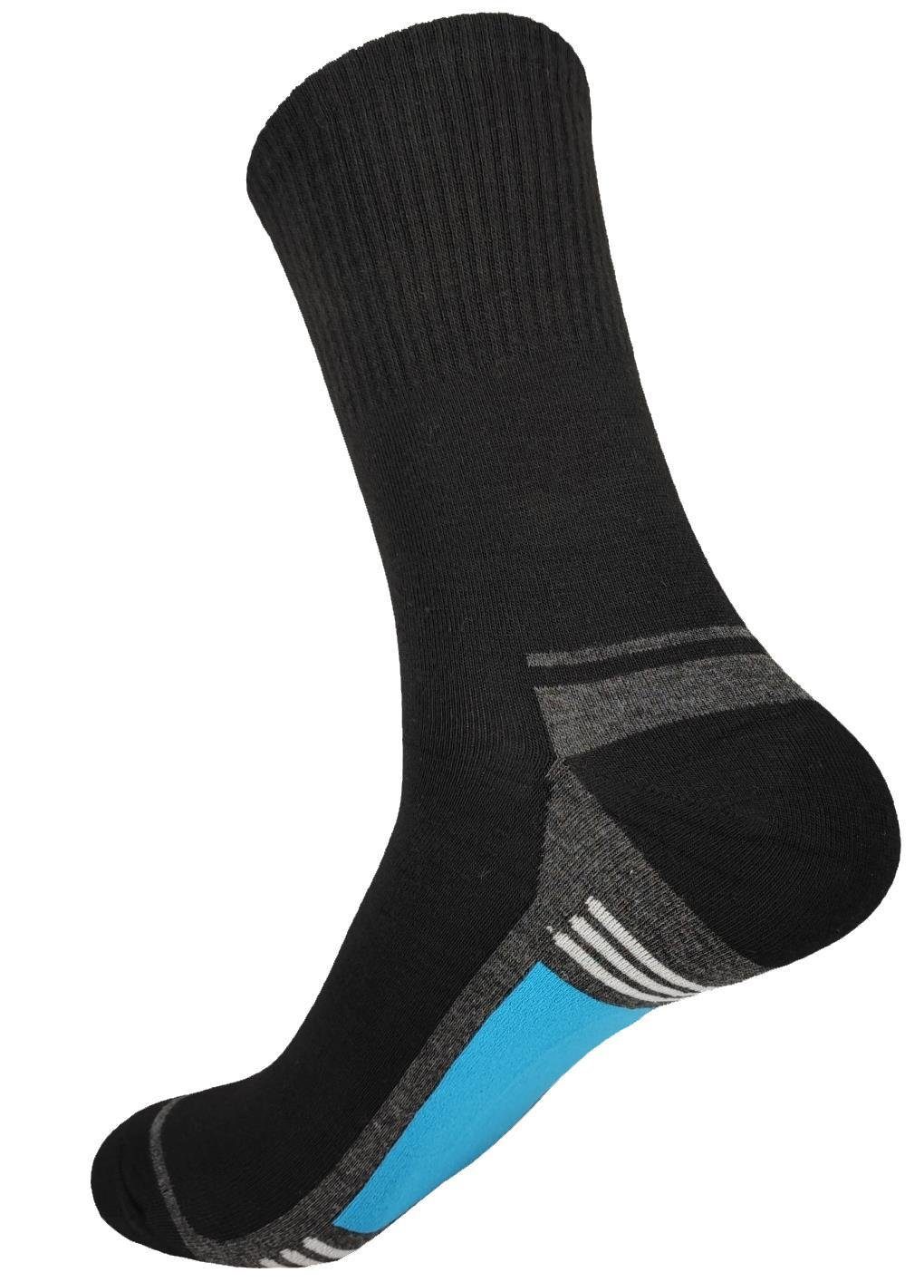 EloModa Basicsocken 12 Paar Socken Sport (12-Paar) Muster Form Mix14 Paar, Herren klassischer Freizeit 12