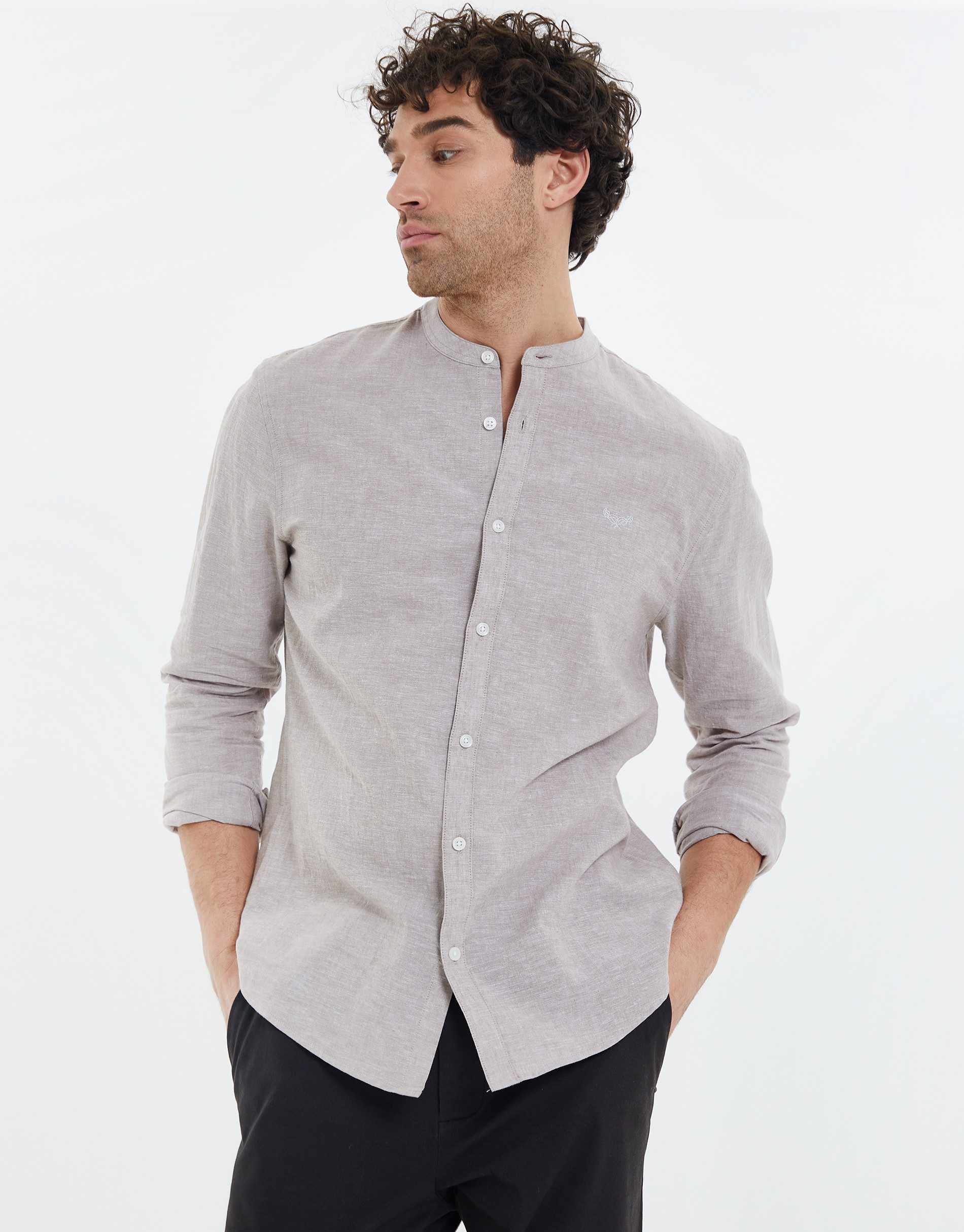 Threadbare Langarmhemd THB Shirt L/Slv Ushuaia (1-tlg) im klassischen Design