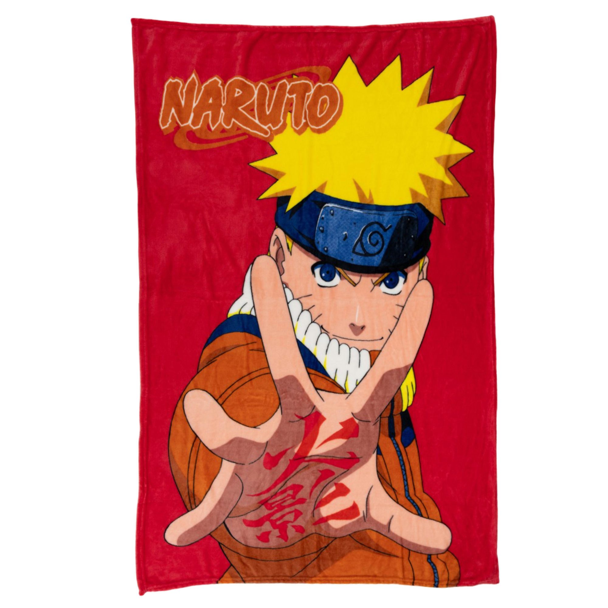 Wohndecke Anime Naruto Shippuden Kinder Flanell Decke Kuscheldecke 110x150 cm, Naruto