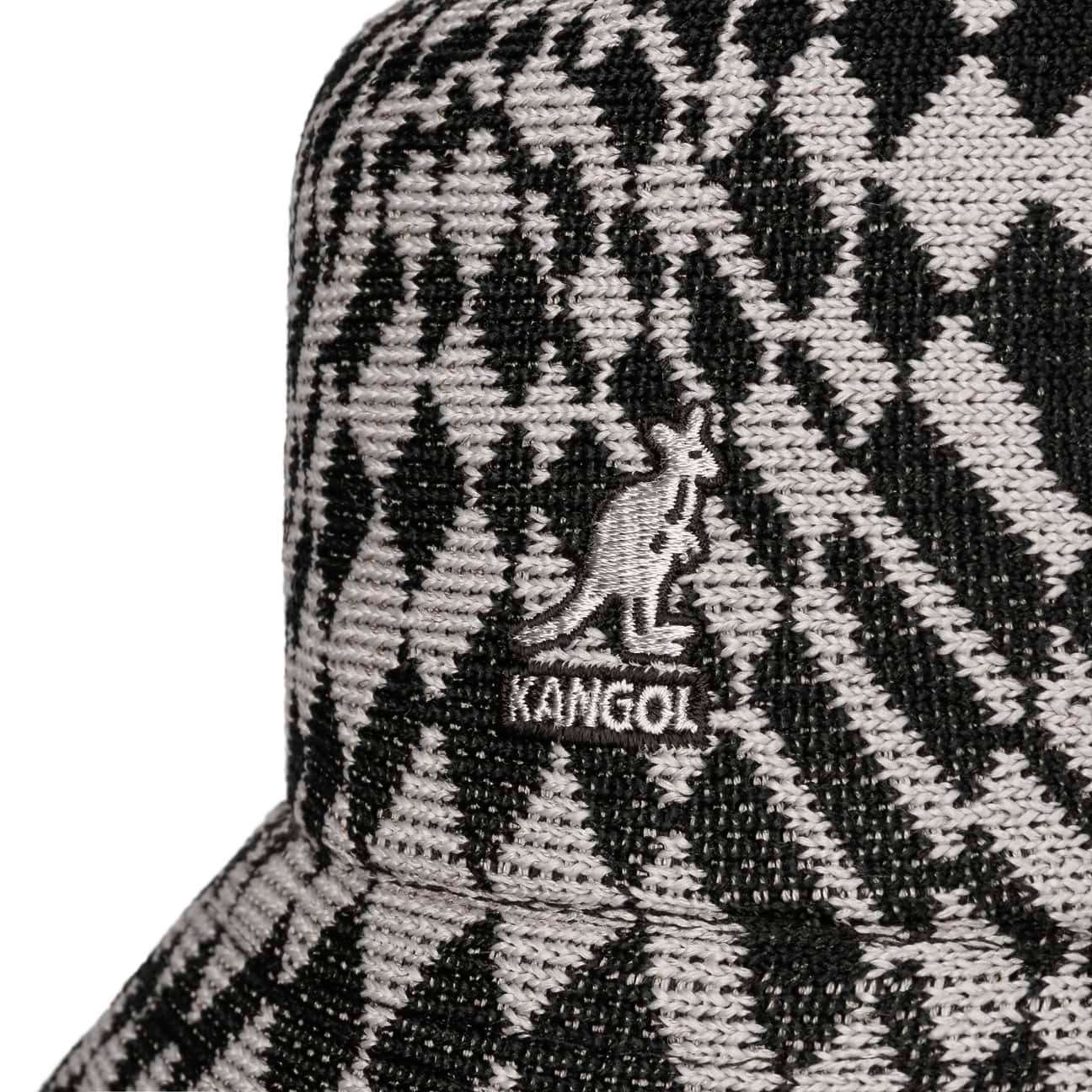 Kangol Sonnenhut (1-St) Fischerhut schwarz-grau