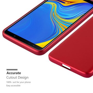 Cadorabo Handyhülle Samsung Galaxy A7 2018 Samsung Galaxy A7 2018, Flexible TPU Silikon Handy Schutzhülle - Hülle - ultra slim