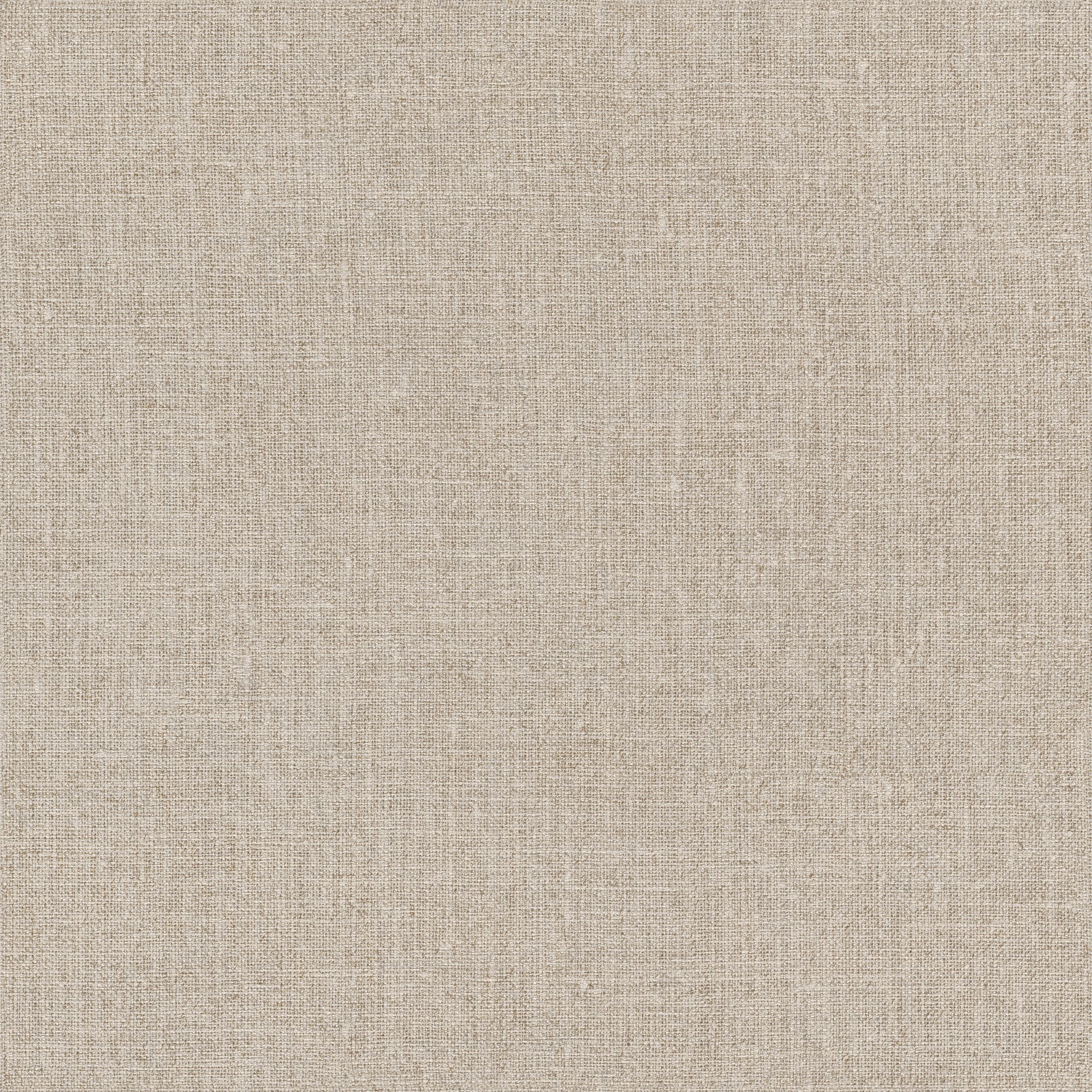 Rasch Vliestapete Leinenoptik - Vinyltapete Grau Beige, einfarbig, uni, Leinenoptik, Stoffoptik, Textiloptik, (1 Rolle, 1 St., Kollektion Atelier Tissé - 10,05 m x 0,53 m), gute Lichtbeständigkeit, feucht abwischbar, restlos abziehbar