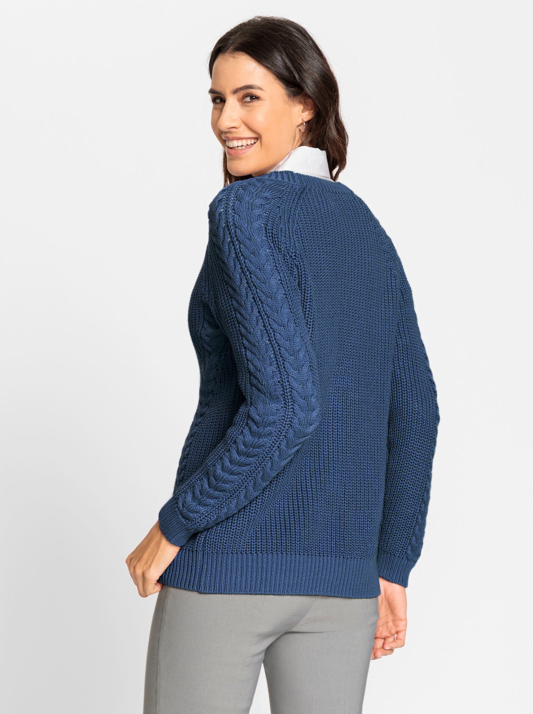 jeansblau WEIDEN Strickjacke WITT