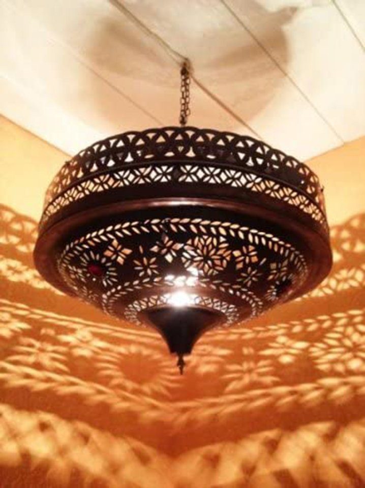 Marrakesch Orient & Mediterran Interior Deckenleuchte Orientalische Lampe Pendelleuchte  Rostoptik Ashya E27 Lampenfassung, Marokkanische Design Hängeleuchte  Leuchte aus Marokko, Orient Lampen für Wohnzimmer, Küche oder Hängend über  den Esstisch