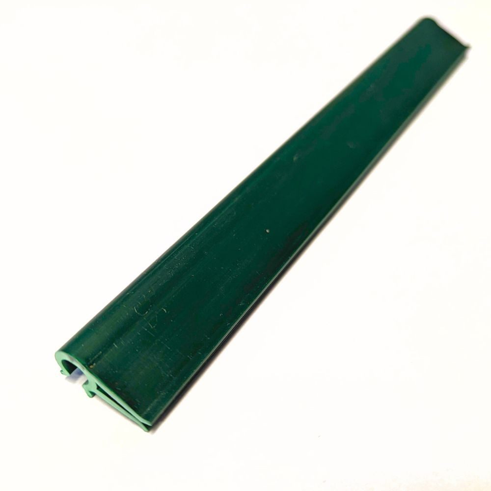 zaunzu Sichtschutzstreifen Klemmschiene PREMIUM-Clip Doppelstabzaun Grün 1er Pack, (1x Set, 1-St., Premim-Clip Sichtschutzstreifen), Rost- und korrosionsbeständig