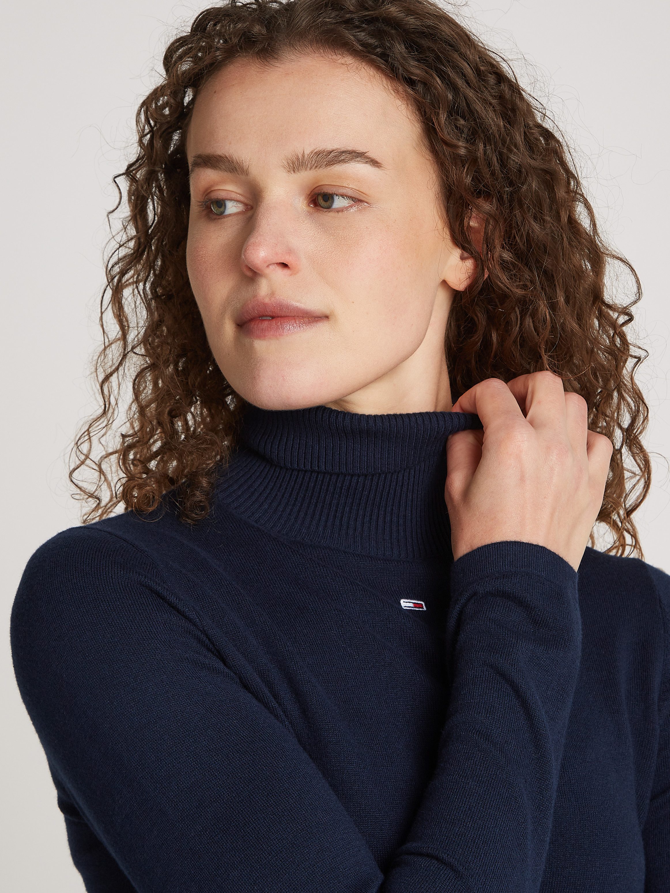 Tommy Jeans Curve Rollkragenpullover TJW ESSENTIAL günstig online kaufen