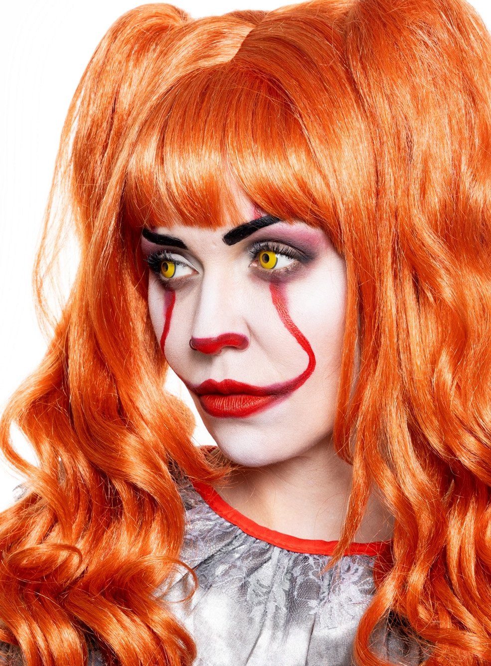 Maskworld Theaterschminke Make up Clown - Schminke Karneval Faschingskostüm, Halloween Schminkset mit perfekt abgestimmten Komponenten