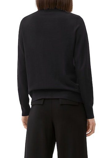 s.Oliver grey/black Rollkragenpullover