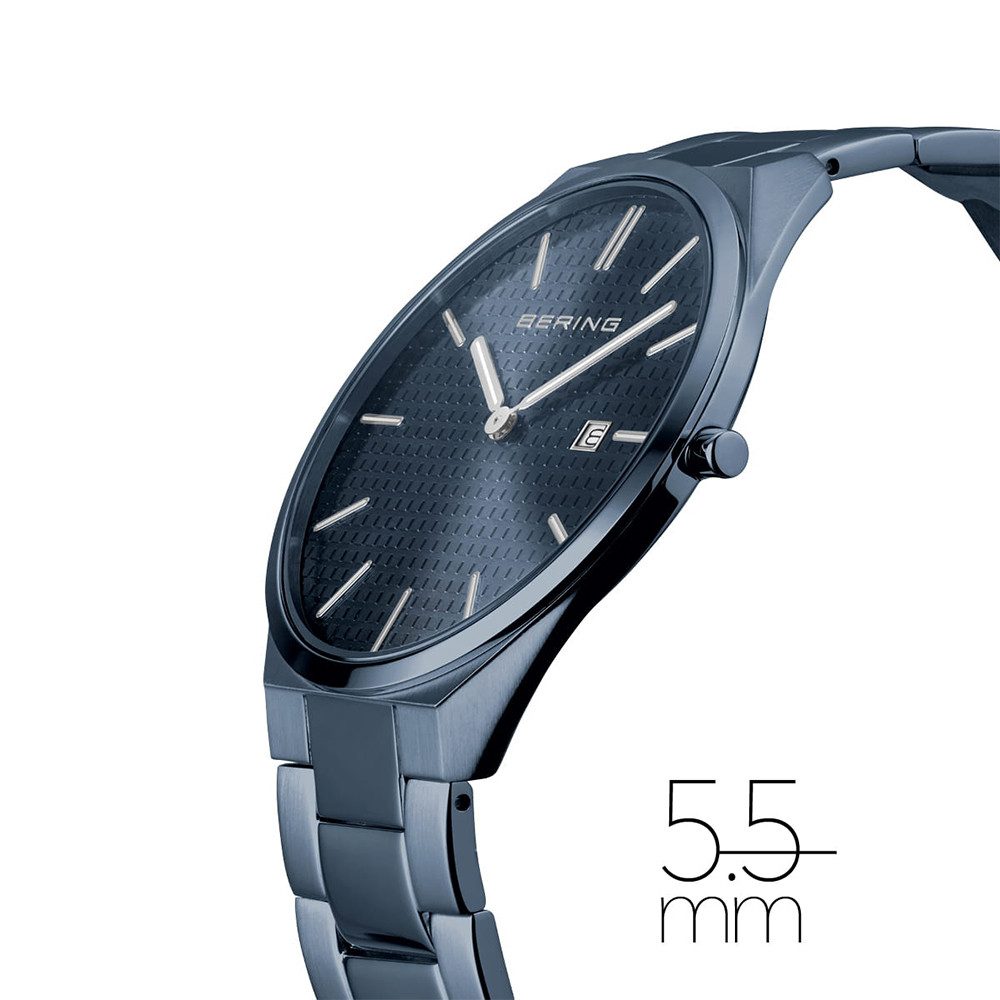 Bering Quarzuhr Bering Ultra Slim blau günstig online kaufen