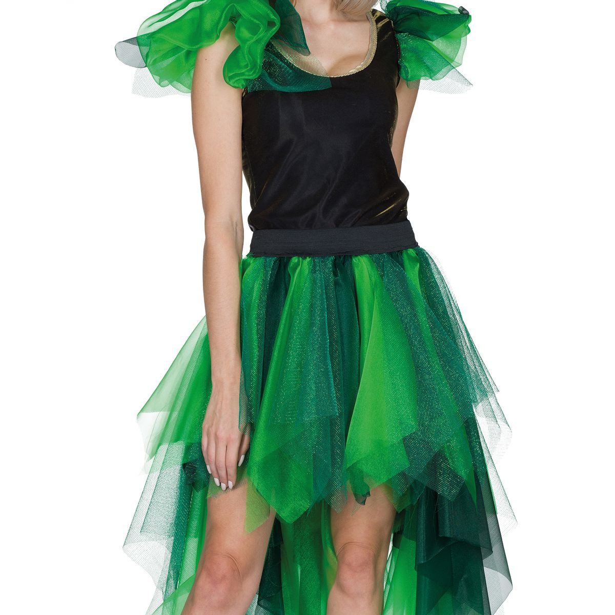 Party x People Feen-Kostüm Waldfee Grün Oberteil und Rock für Erwachsene