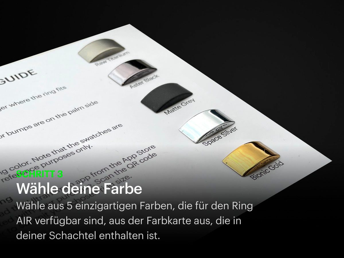 Ultrahuman Activity Tracker Sizing Kit für Smart Ring AIR