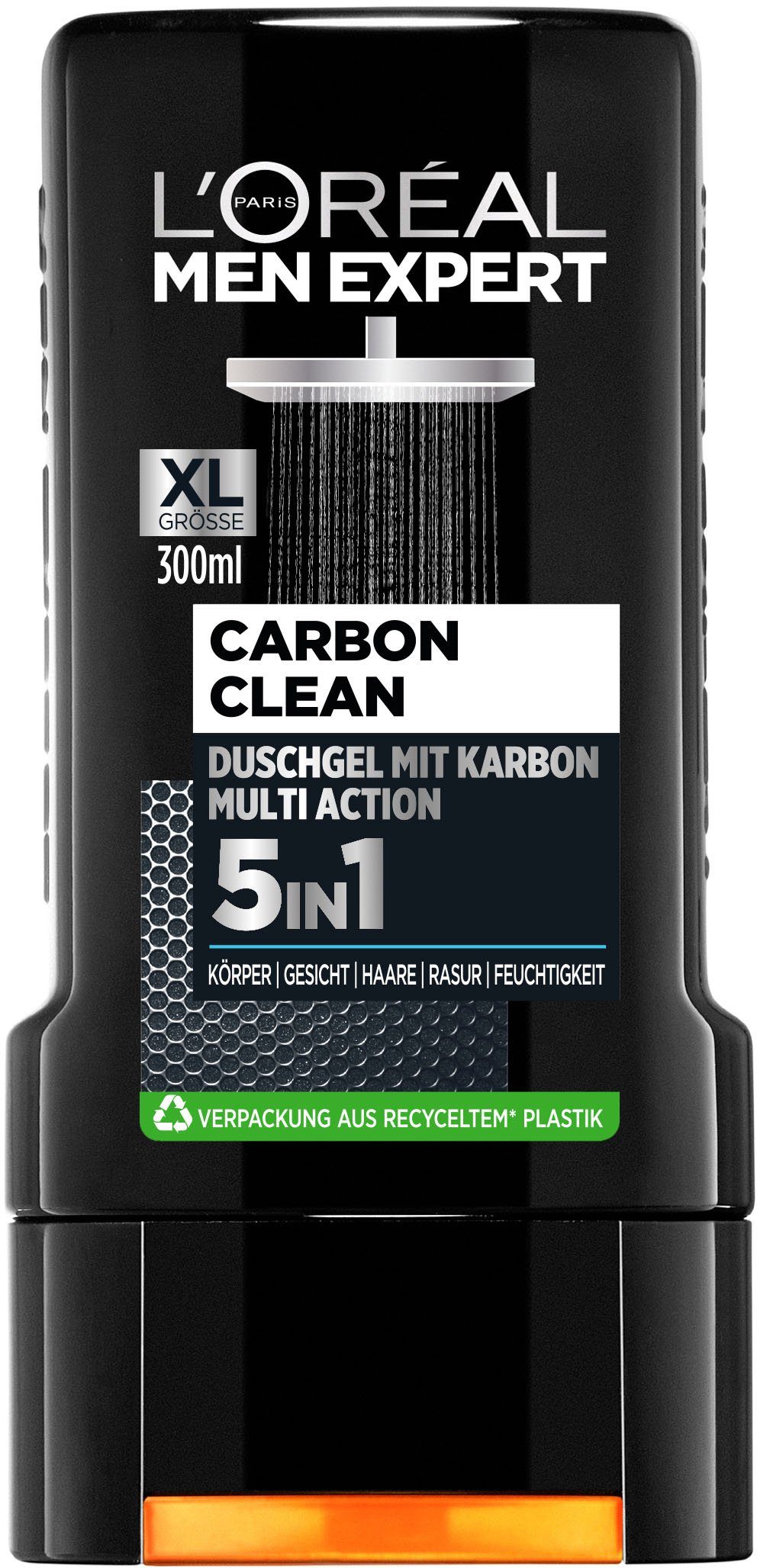 L'ORÉAL MEN XL, 6-tlg. EXPERT PARIS Duschgel Carbon Pure