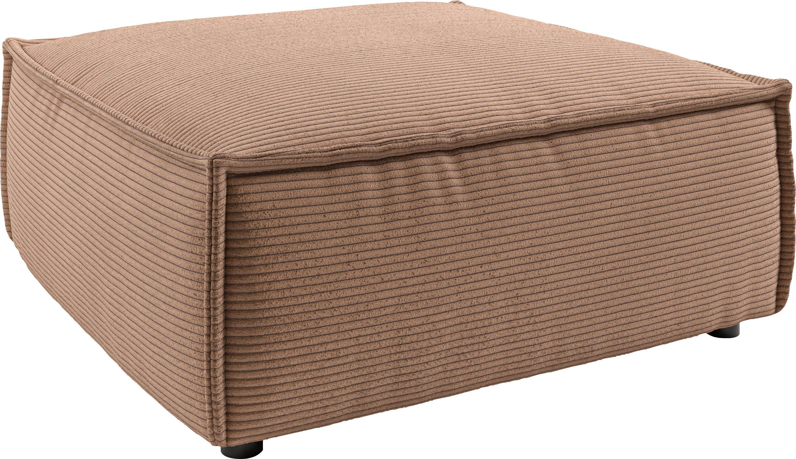 3C Candy Polsterhocker Matteo, passend zu "Matteo", in Cord- und Feincordbezug