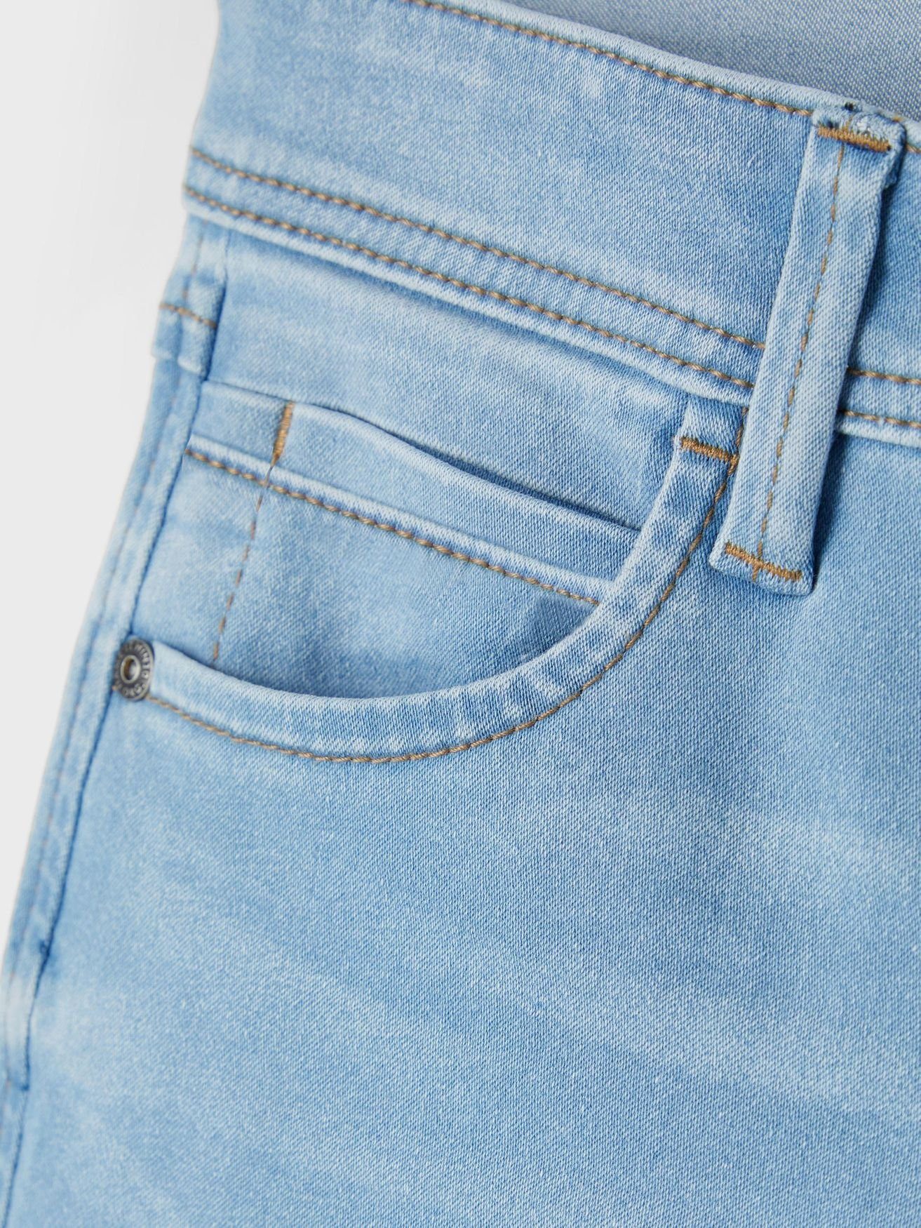 Name It Regular-fit-Jeans Slim in Fit 5492 Jeans Denim NKMSILAS Hellblau