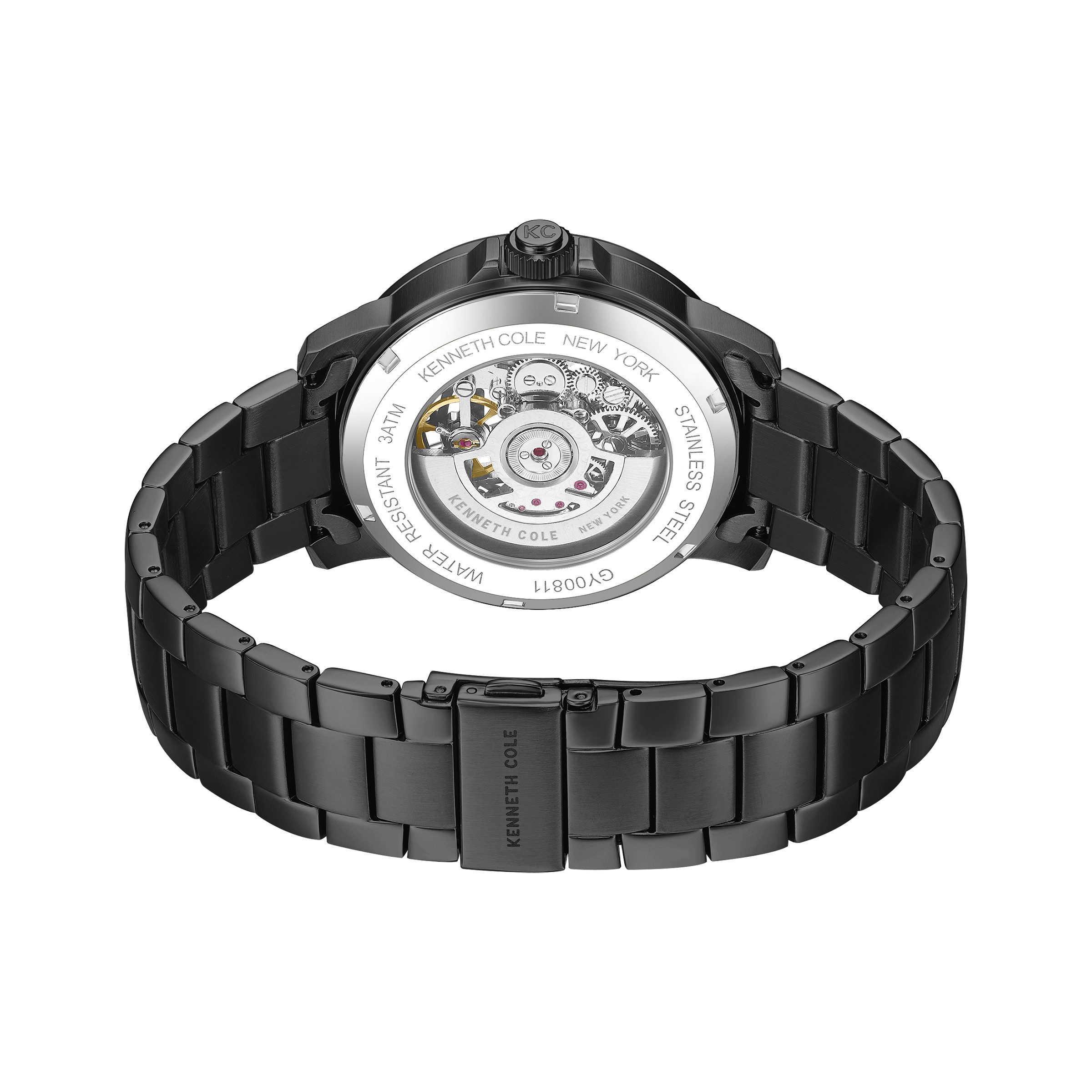 Kenneth Cole Automatikuhr Automatikuhr Herrenuhr 44 mm Automatik Herren