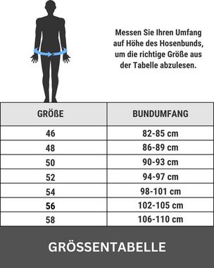 HOFGLANZ Trachtenlederhose Herren Lederhose kurz Antik inkl. Gürtel in grau und braun