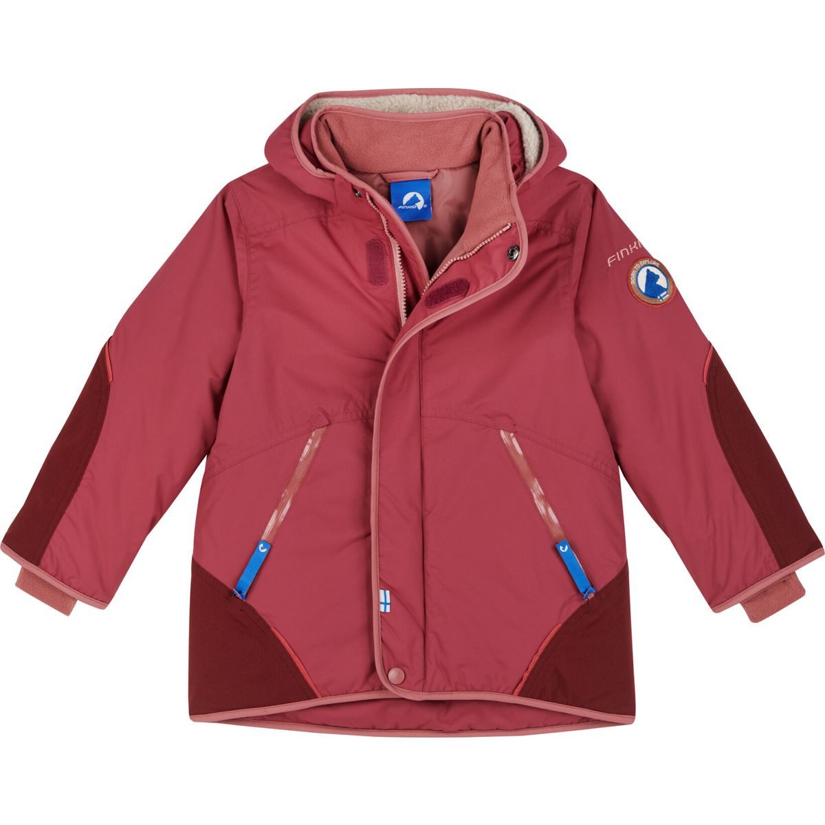 Finkid Outdoorjacke Talvinen Husky Winterparka für Kinder, wasser- und winddicht, atmungsaktiv, robust
