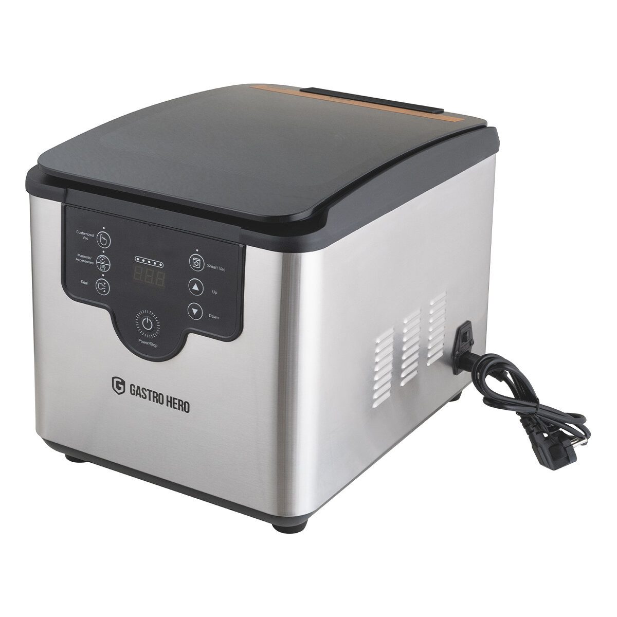 GastroHero Hand-Vakuumierer Kammer-Vakuumiergerät - 133 l/min - 250 mm Schweißnaht, 800W