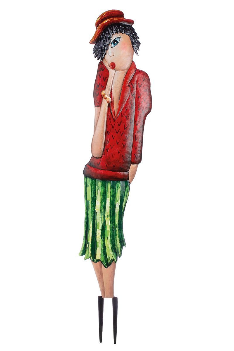 MF Gartenstecker Gartenstecker Aurelie Metall Figur Silhouette 140cm (1-St)