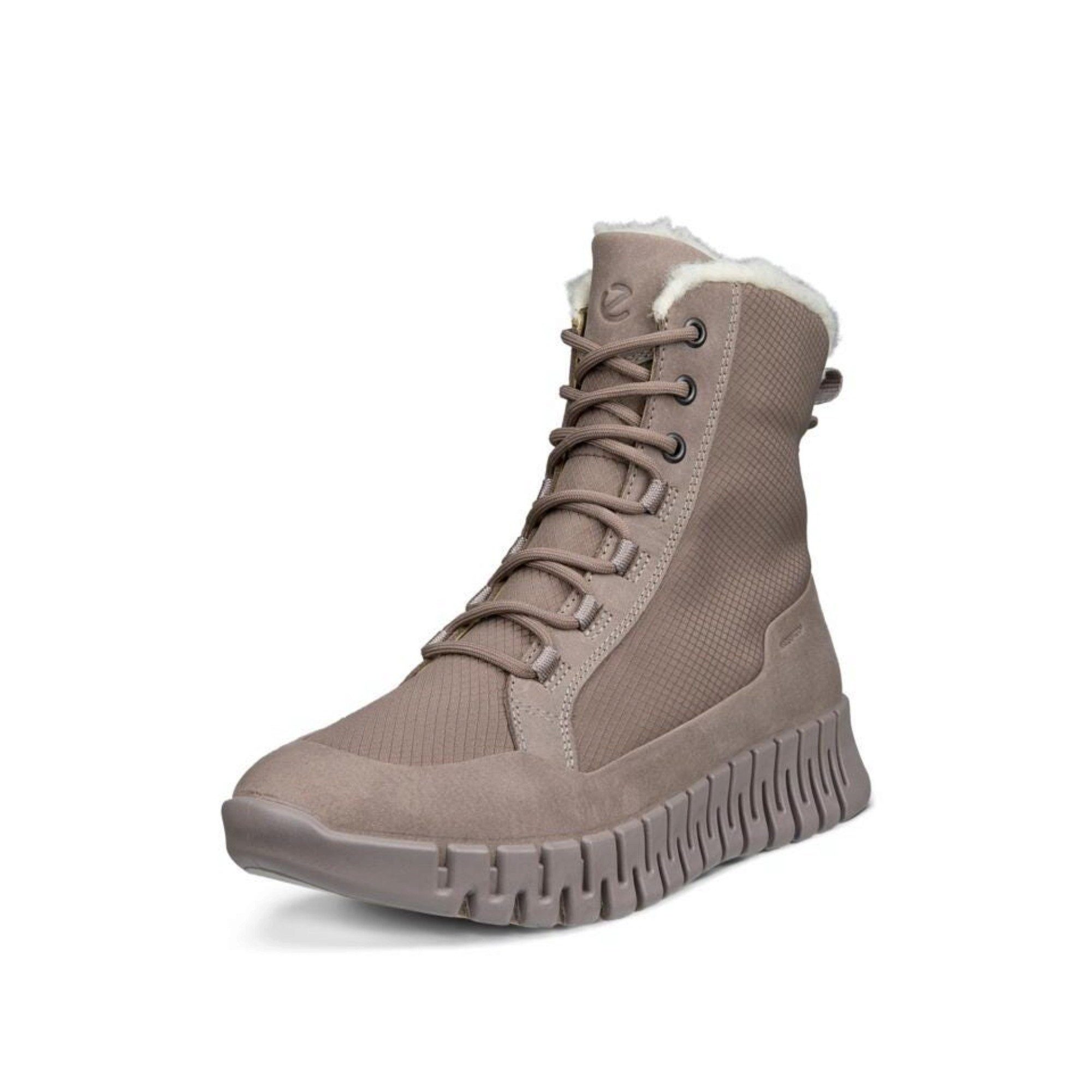 Ecco Gruuv (wasserdicht, warm gefüttert) beigebraun Damen Winterstiefel