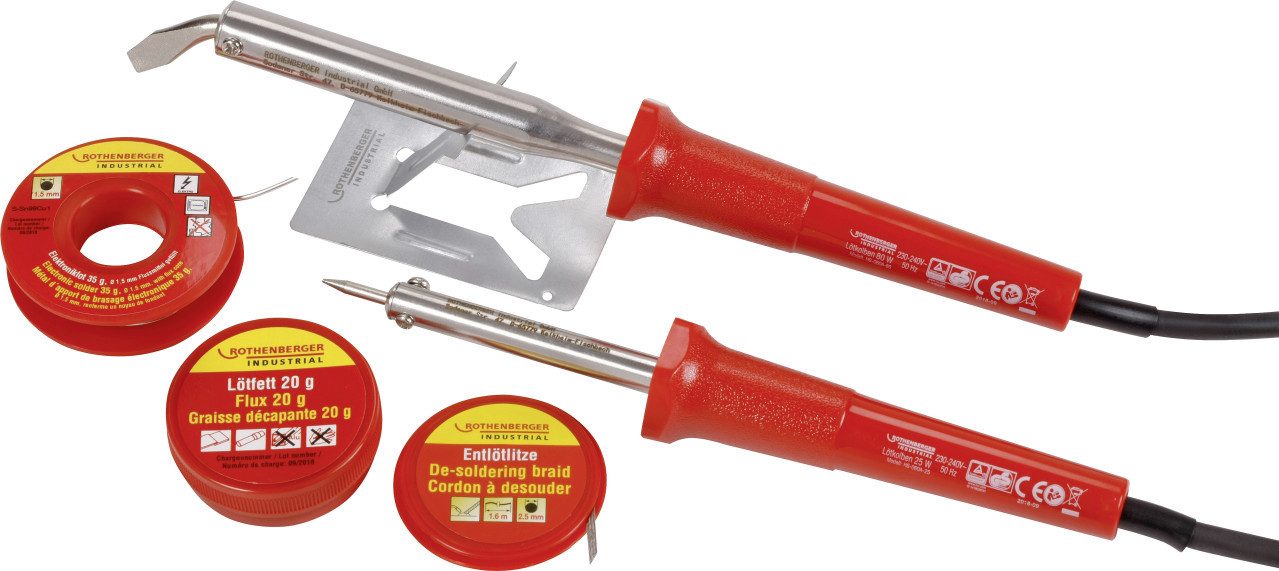 Rothenberger Lötkolben Rothenberger Lötkolben-Set Profi 25 W/80 W