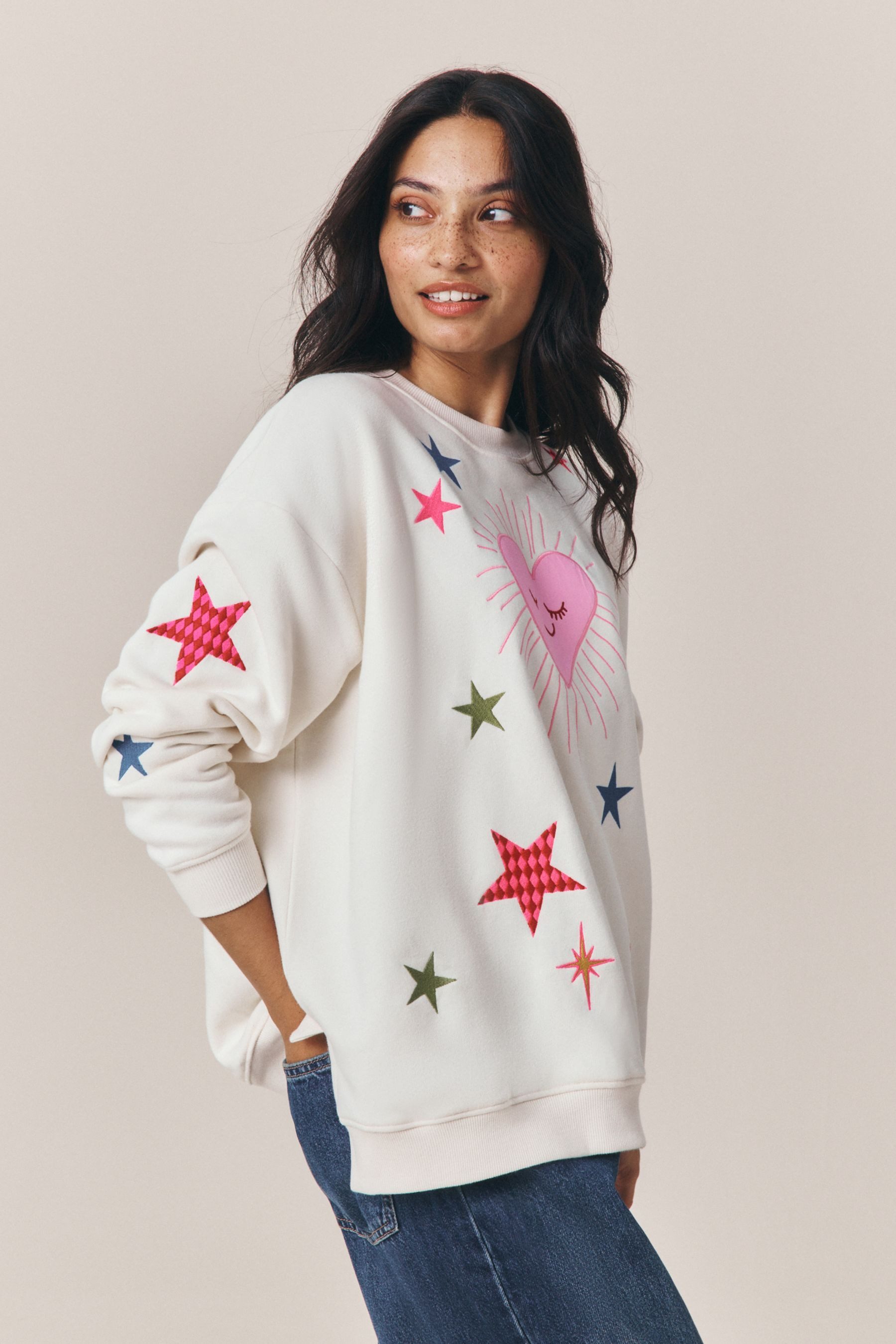 Little Bird by Jools Oliver Sweater Little Bird by Jools Oliver Sweatshirt, Erwachsene (1-tlg)