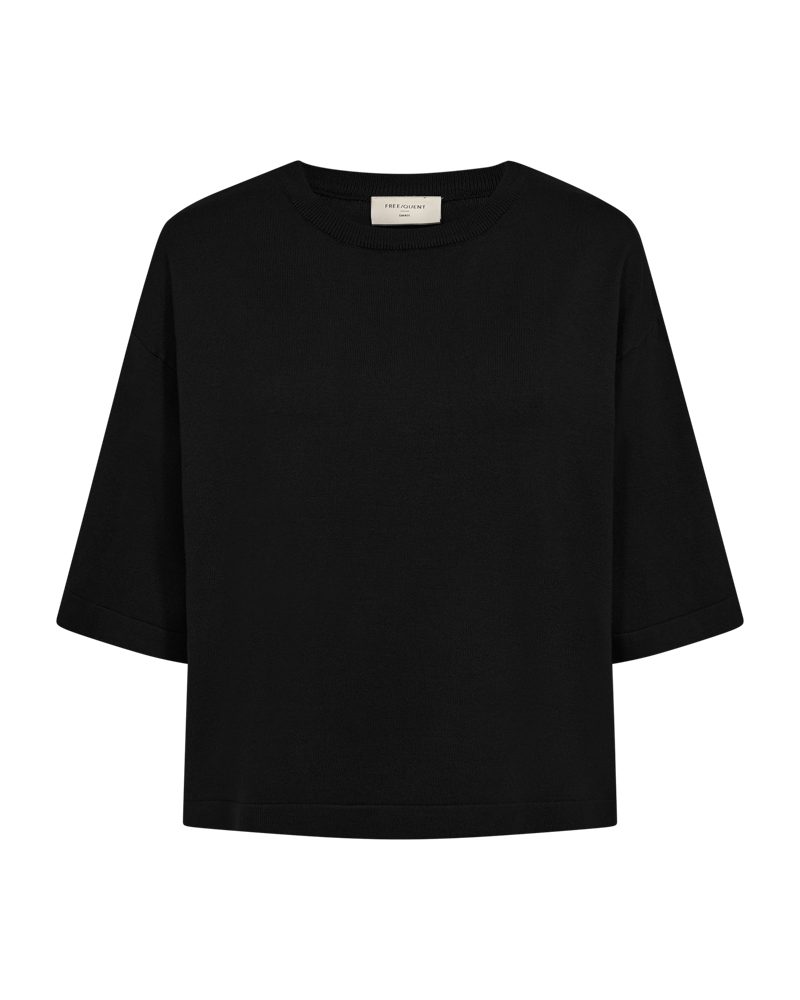 FREEQUENT Strickpullover FQCONNY-PULLOVER 3/4-Arm mit weitem Ärmeln