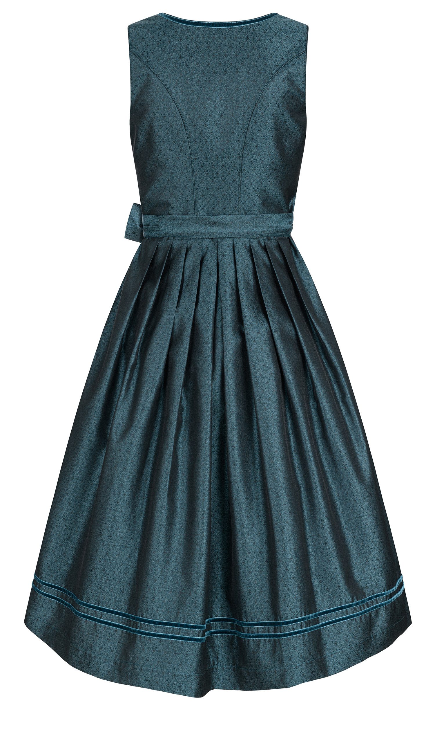 Nübler Dirndl Midi Dirndl Kerala in Ozeanblau von Nübler - Rocklänge 70 cm