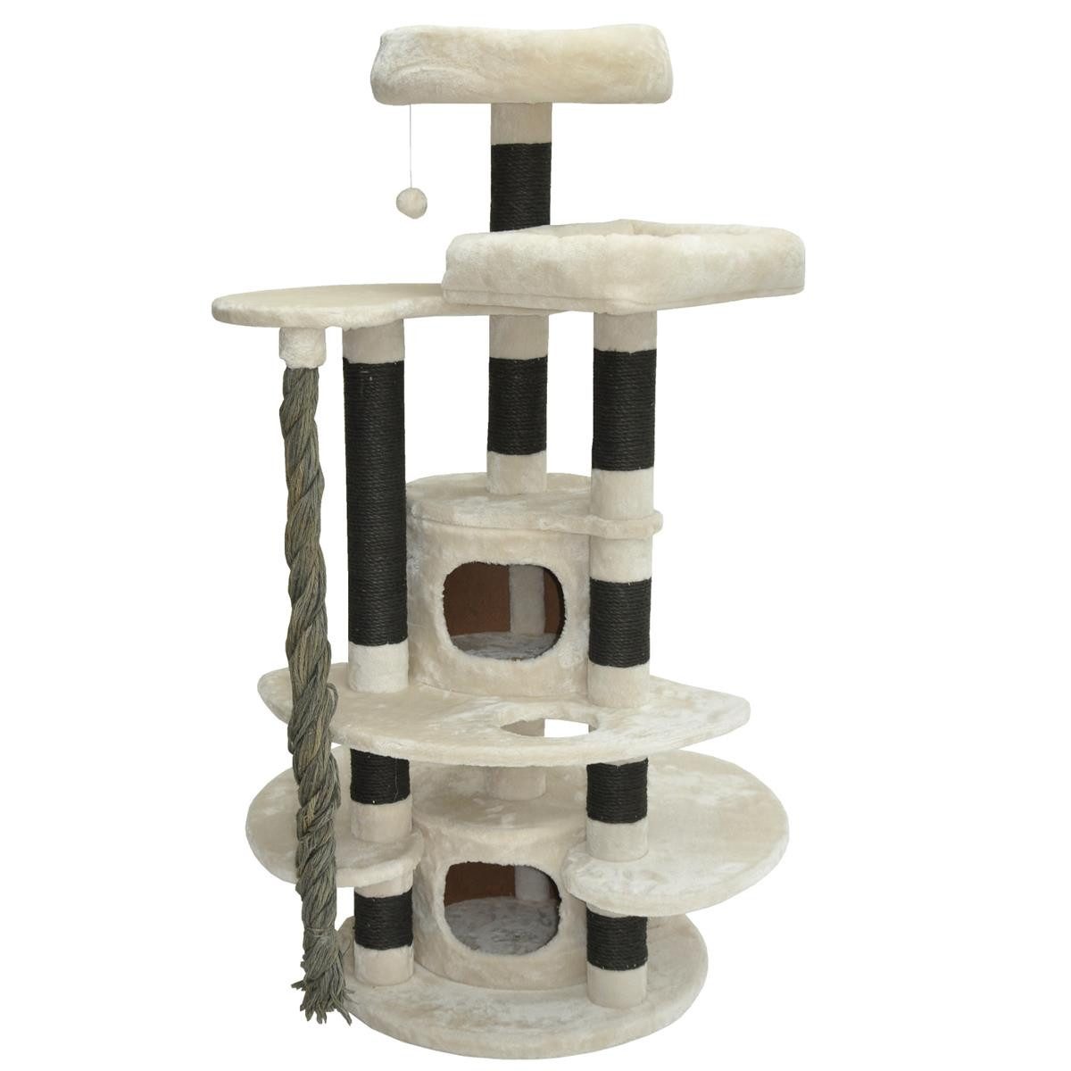nanook Kratzbaum Kratzbaum Katzenbaum beige 146 x 83 x 60 cm