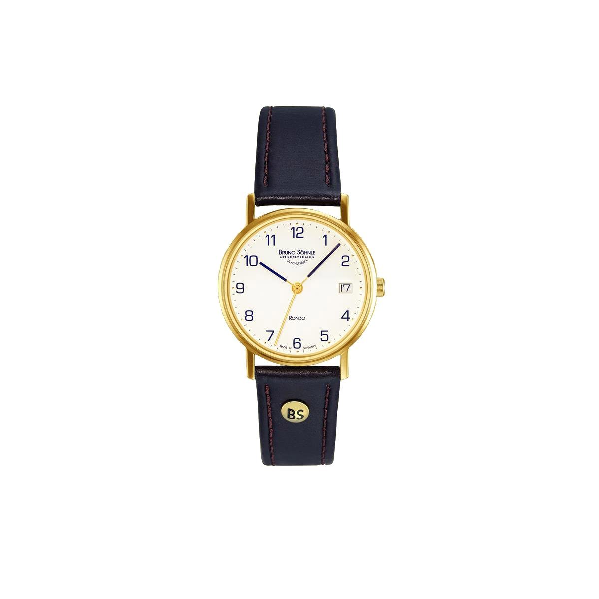 BRUNO SÖHNLE Quarzuhr Bruno Söhnle Damen Uhr 17-33106-921 Rondo mit Datumsanzeige, (1-tlg)