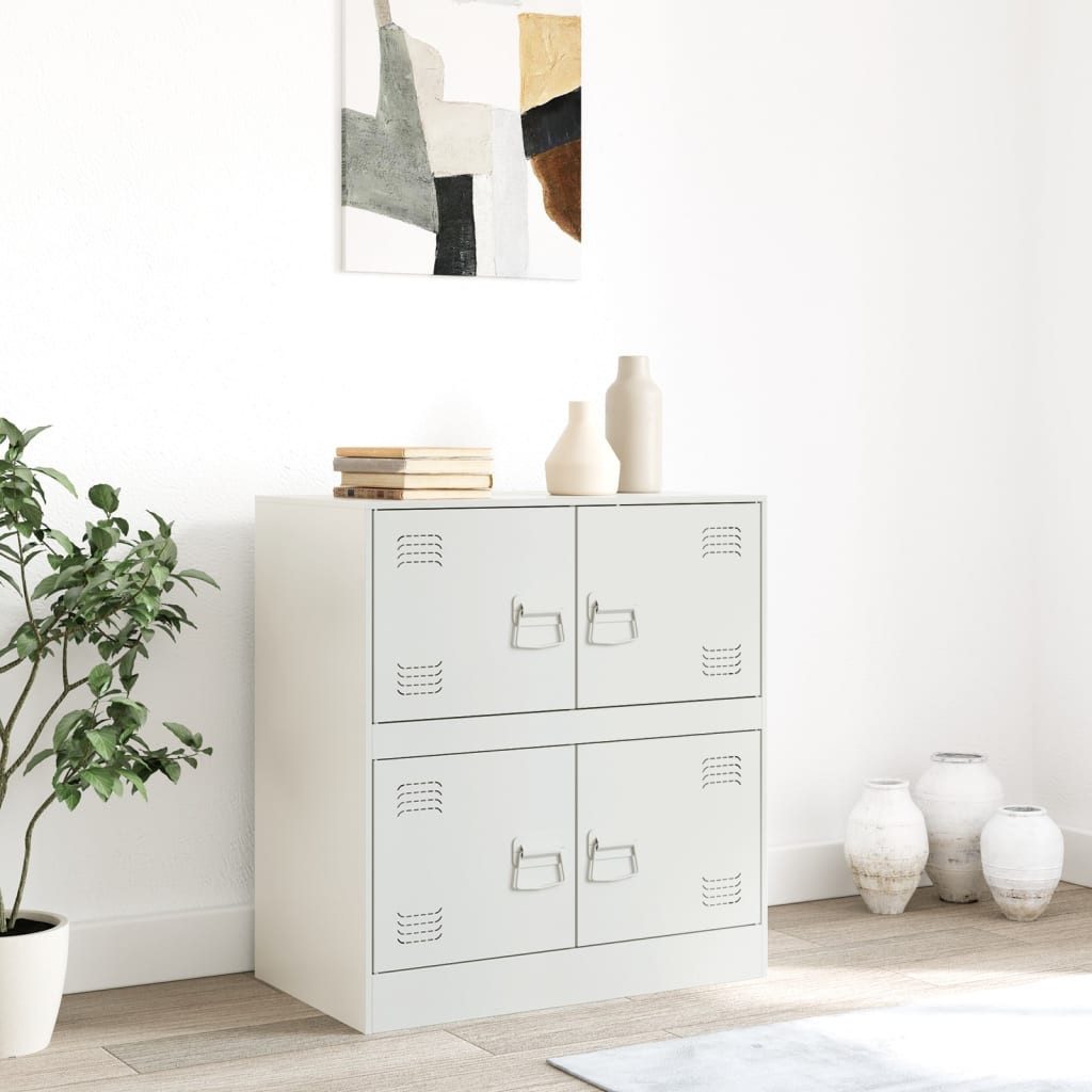 vidaXL Sideboard Sideboard Weiß 67x39x73 cm günstig online kaufen