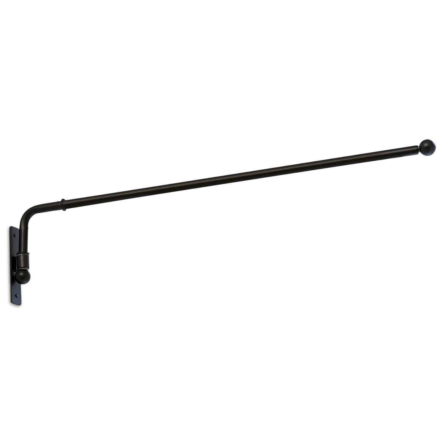 Mirabeau Gardinenstange Gardinenstange Epping schwarz, Ø 15 mm, Eisen