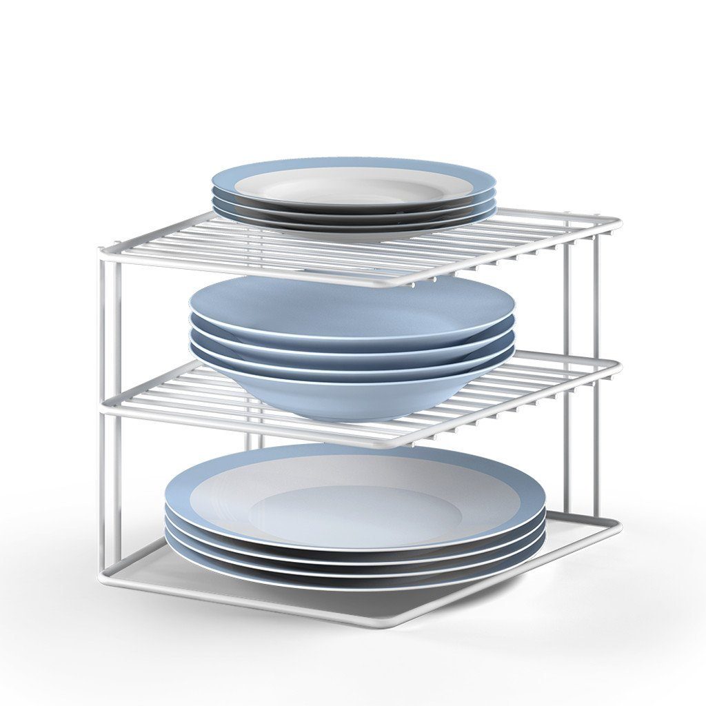 Gravidus Schrankeinsatz 2er Tellerregal Eckschrank Einsatz günstig online kaufen